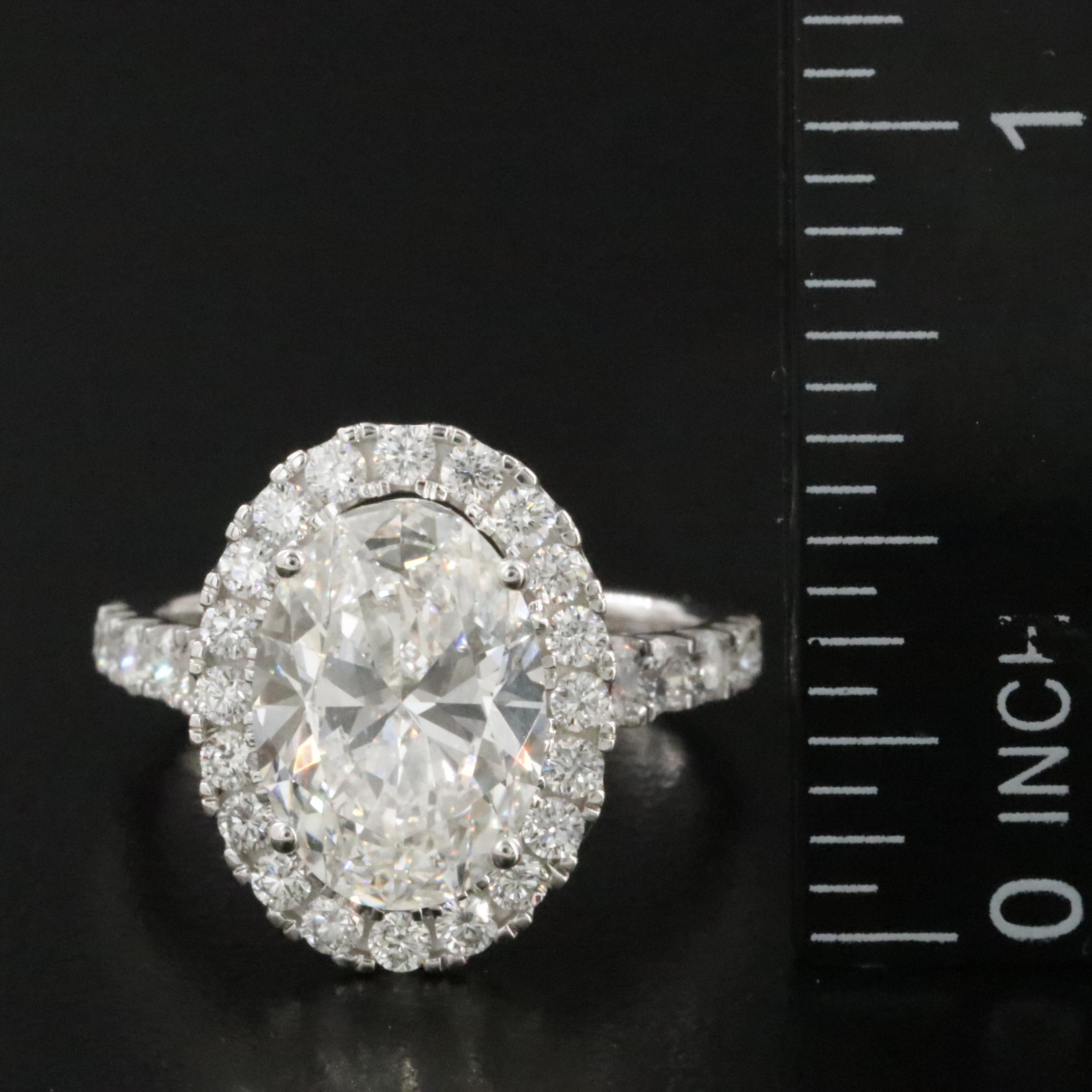 14K 4.80 CTW Lab Grown Diamond Ring