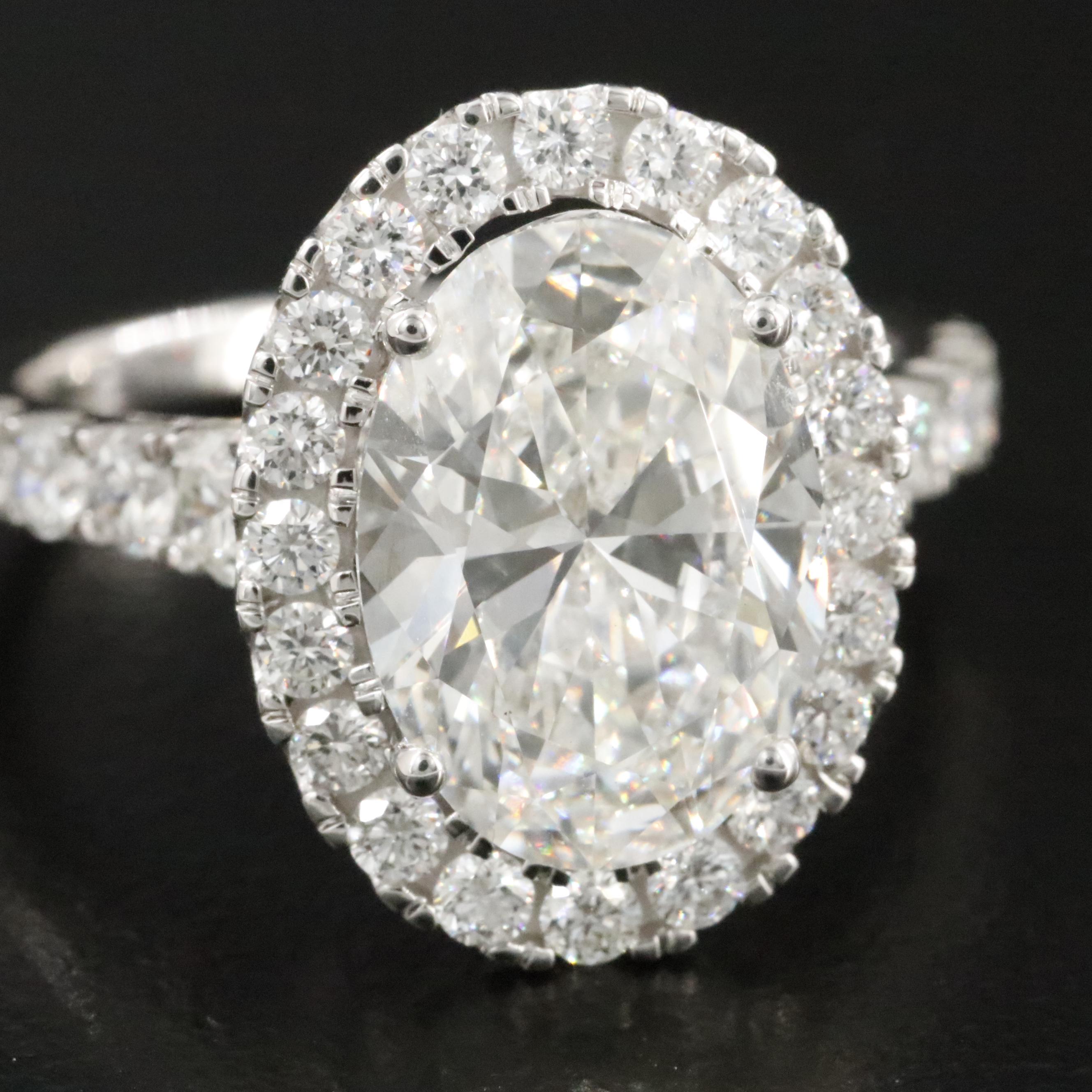 14K 4.80 CTW Lab Grown Diamond Ring