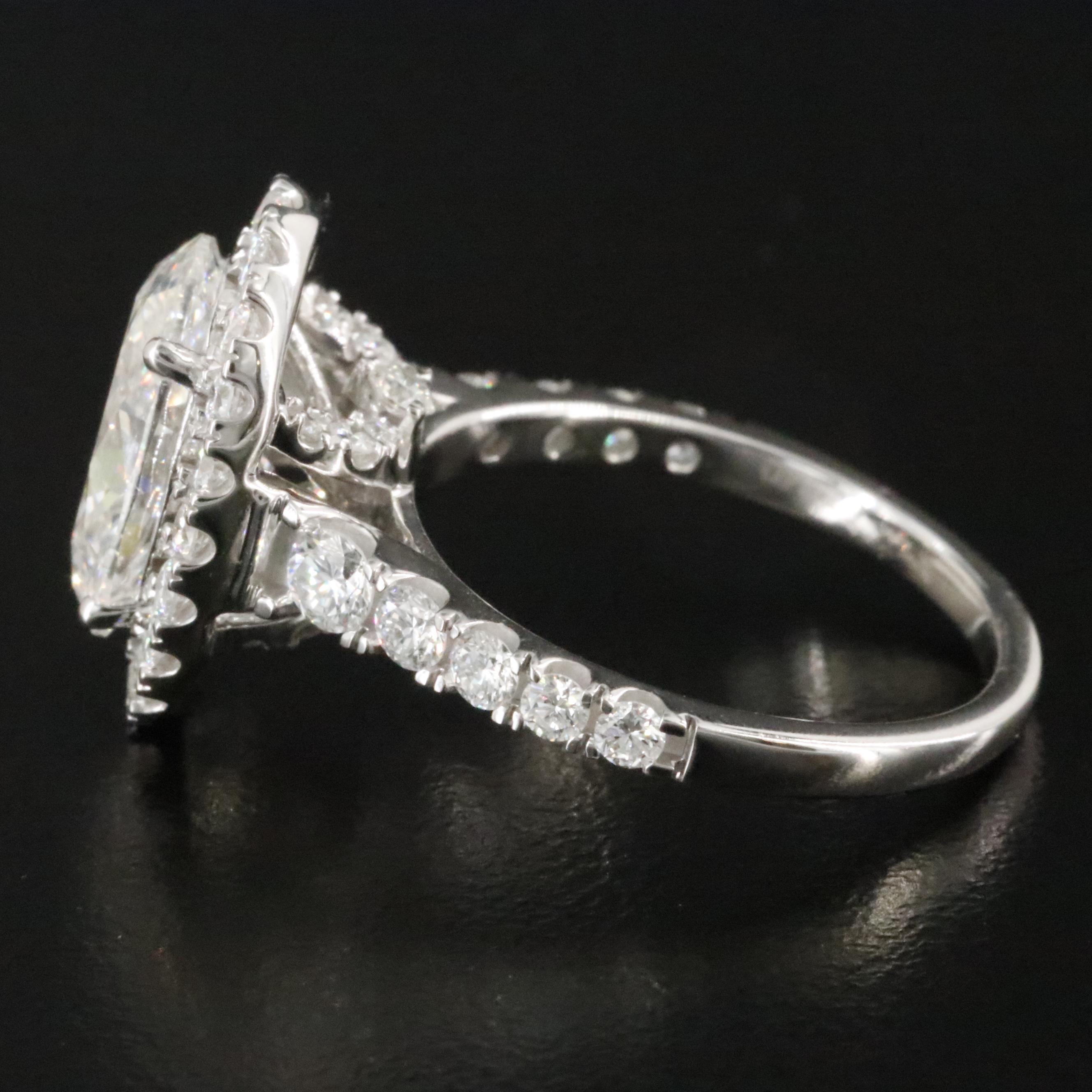 14K 4.80 CTW Lab Grown Diamond Ring