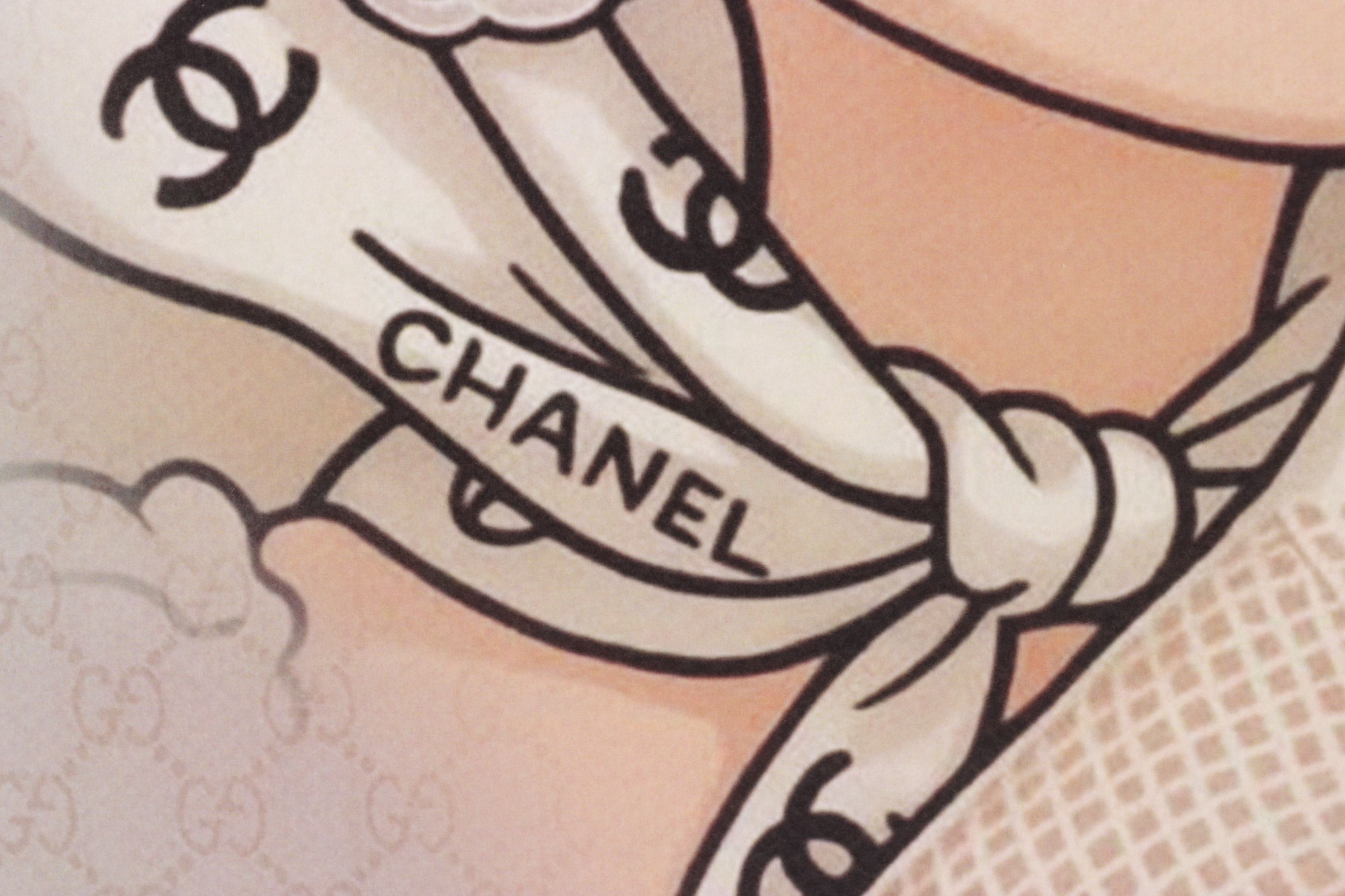 Death NYC Pop Art Digital Graphic Print Homage Gucci x Chanel x Betty Boop, 2025