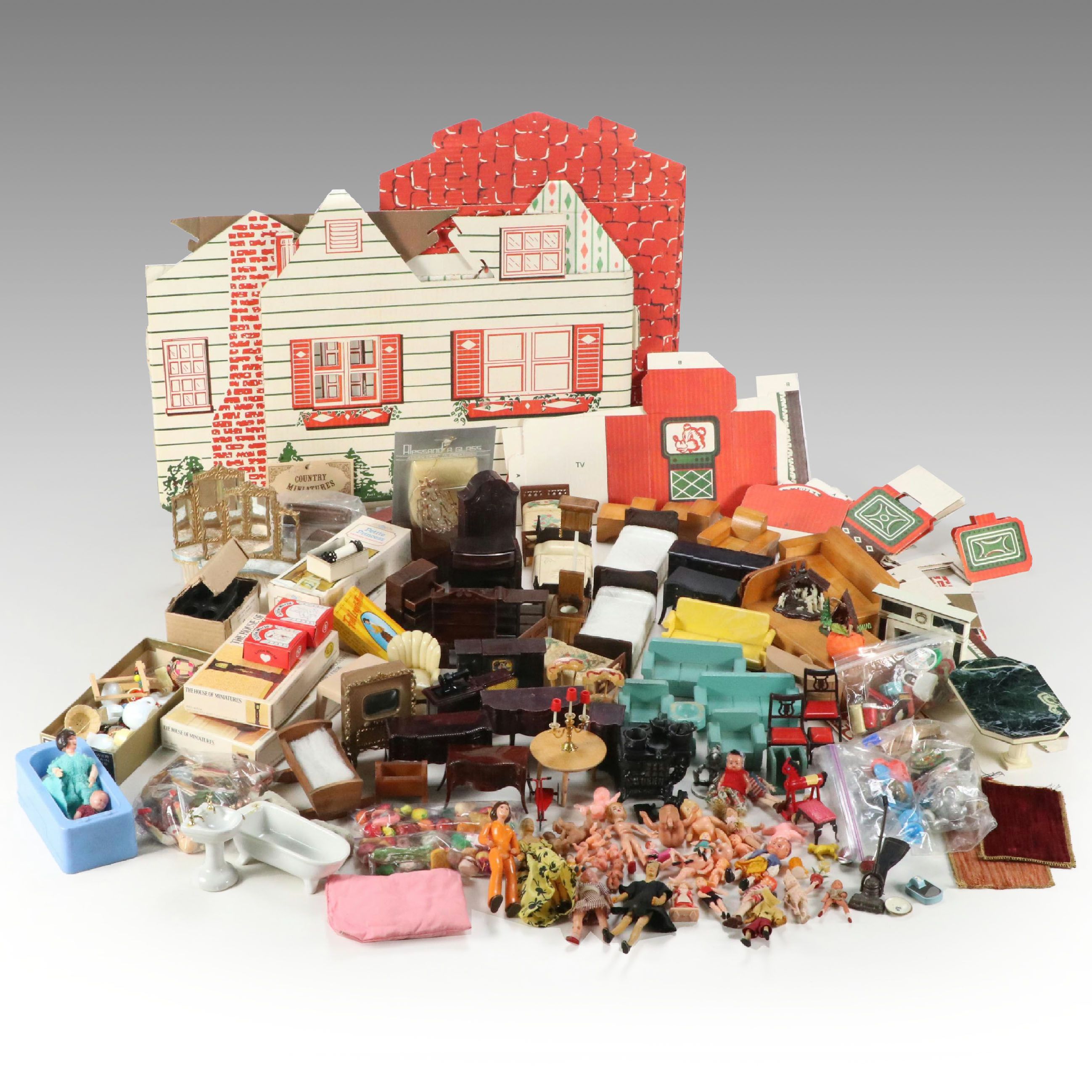 Ideal "Petite Princess", House of Miniatures, and More Dollhouse Furniture