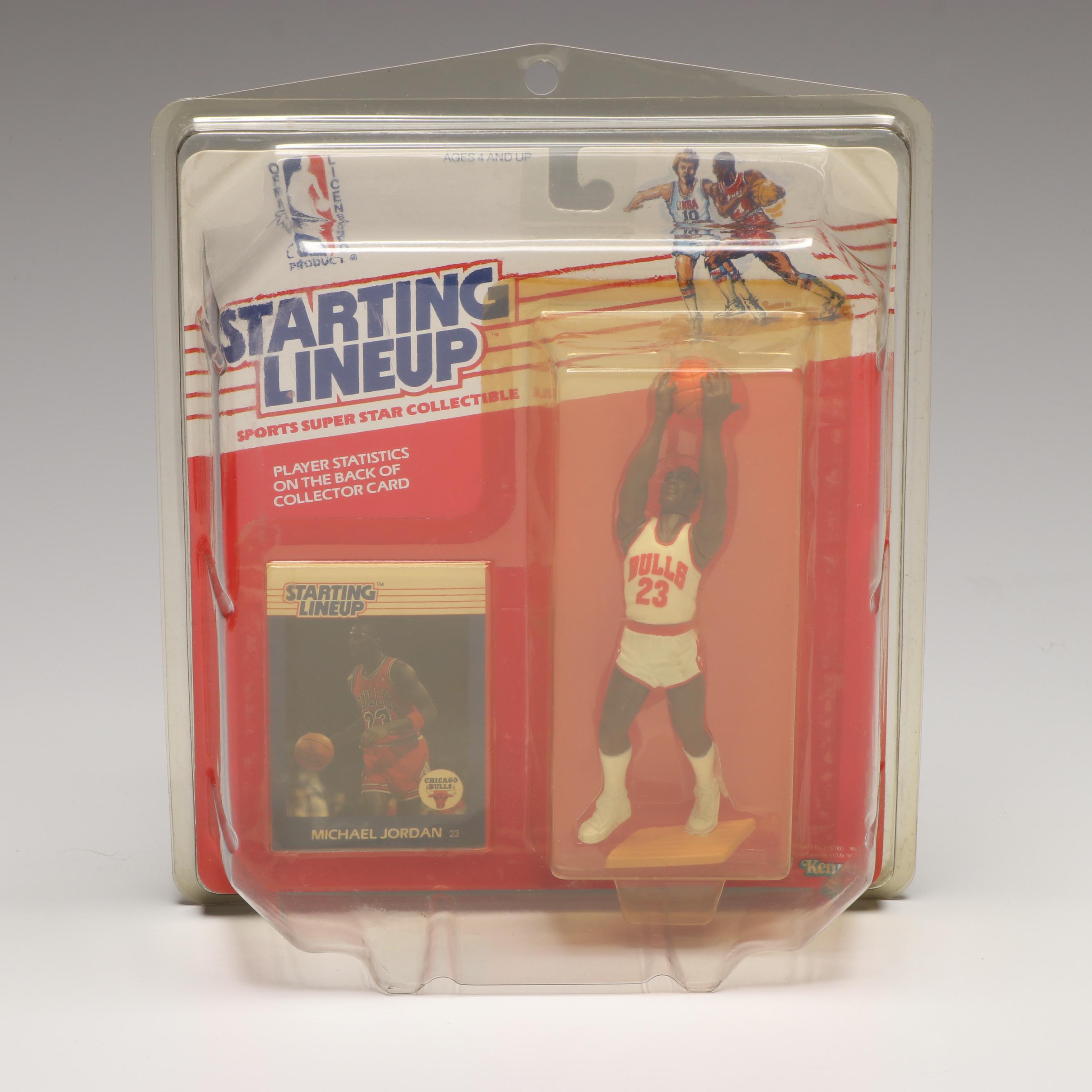 Kenner and Mattel Michael Jordan Figures and Trading Card