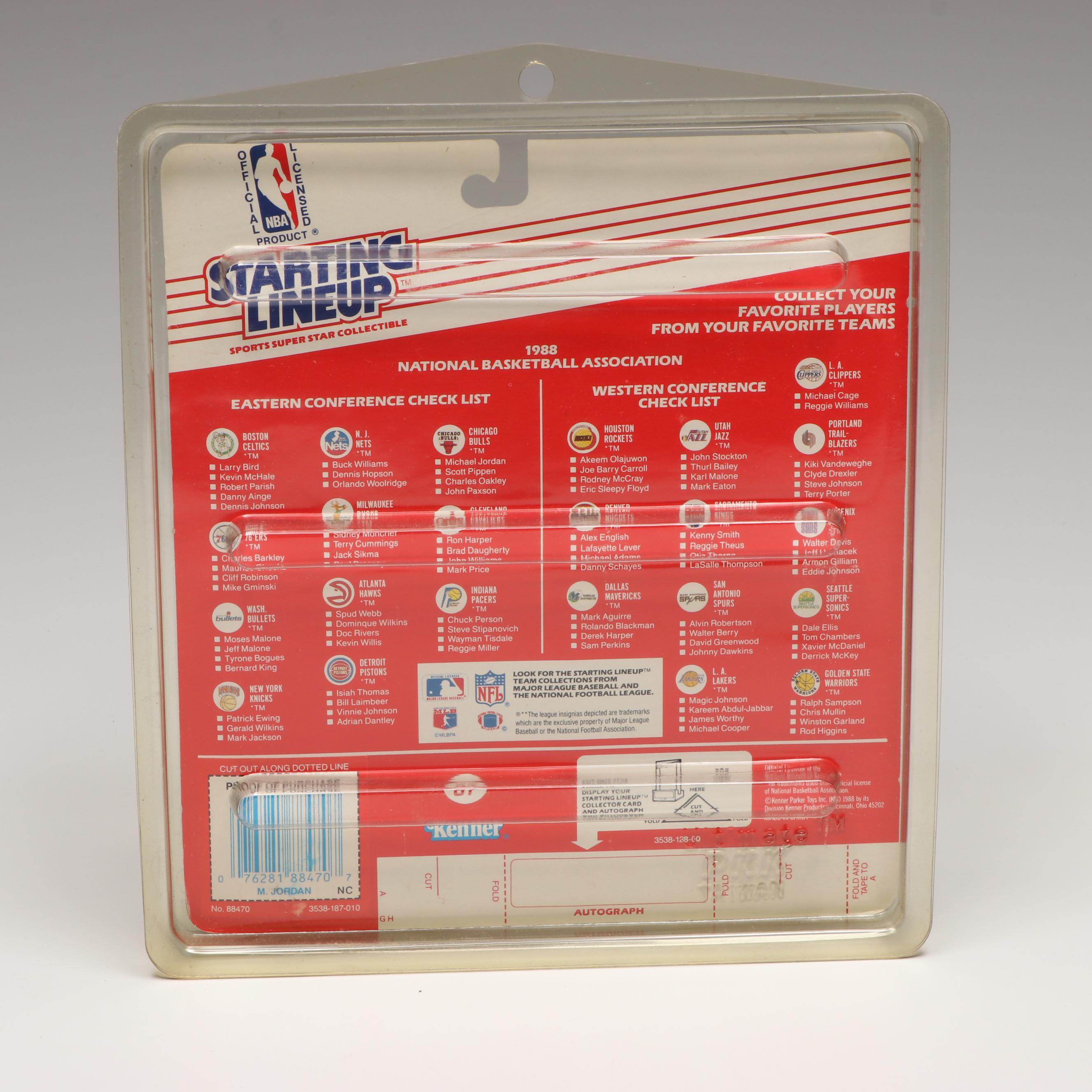 Kenner and Mattel Michael Jordan Figures and Trading Card