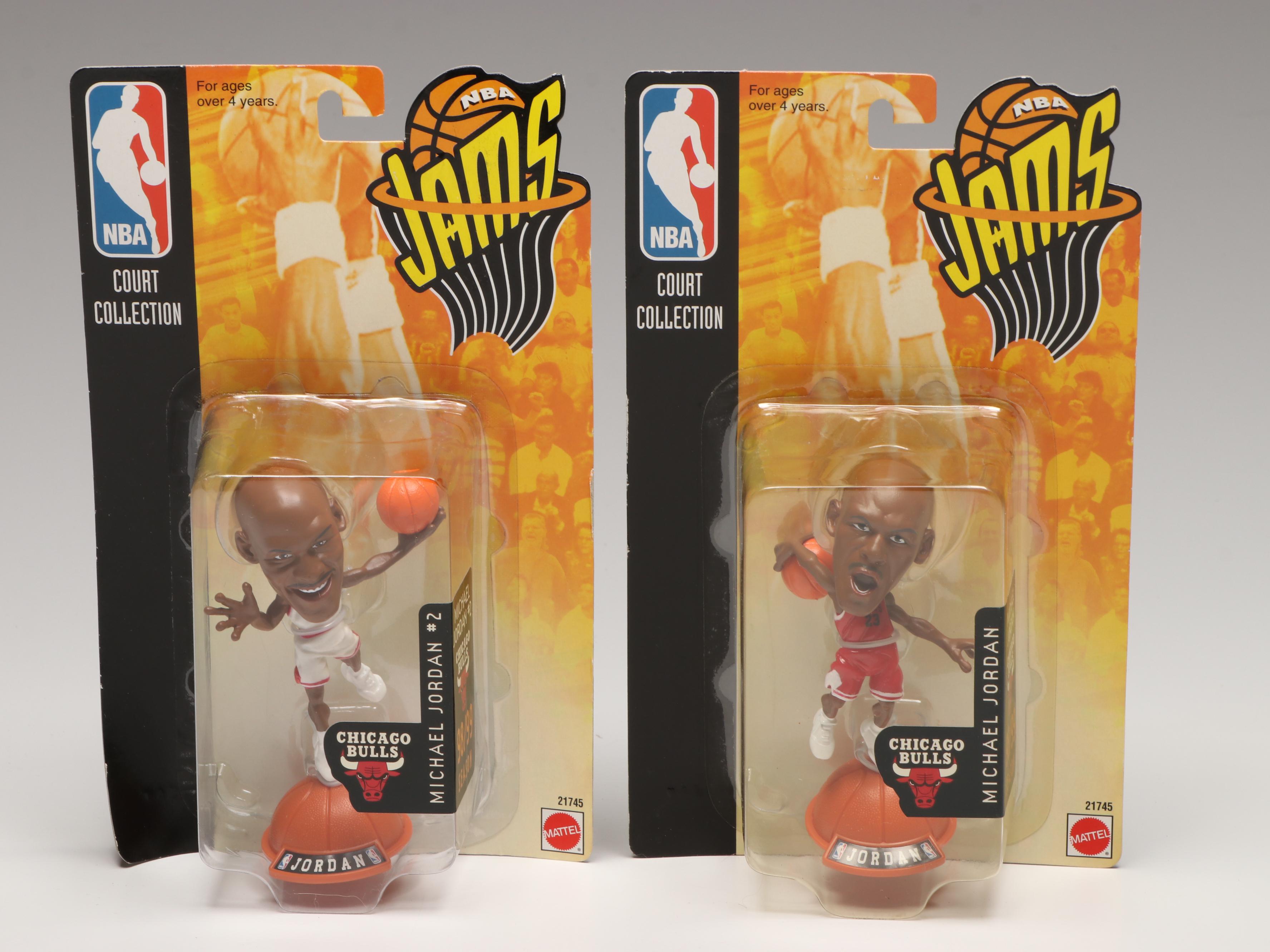 Kenner and Mattel Michael Jordan Figures and Trading Card