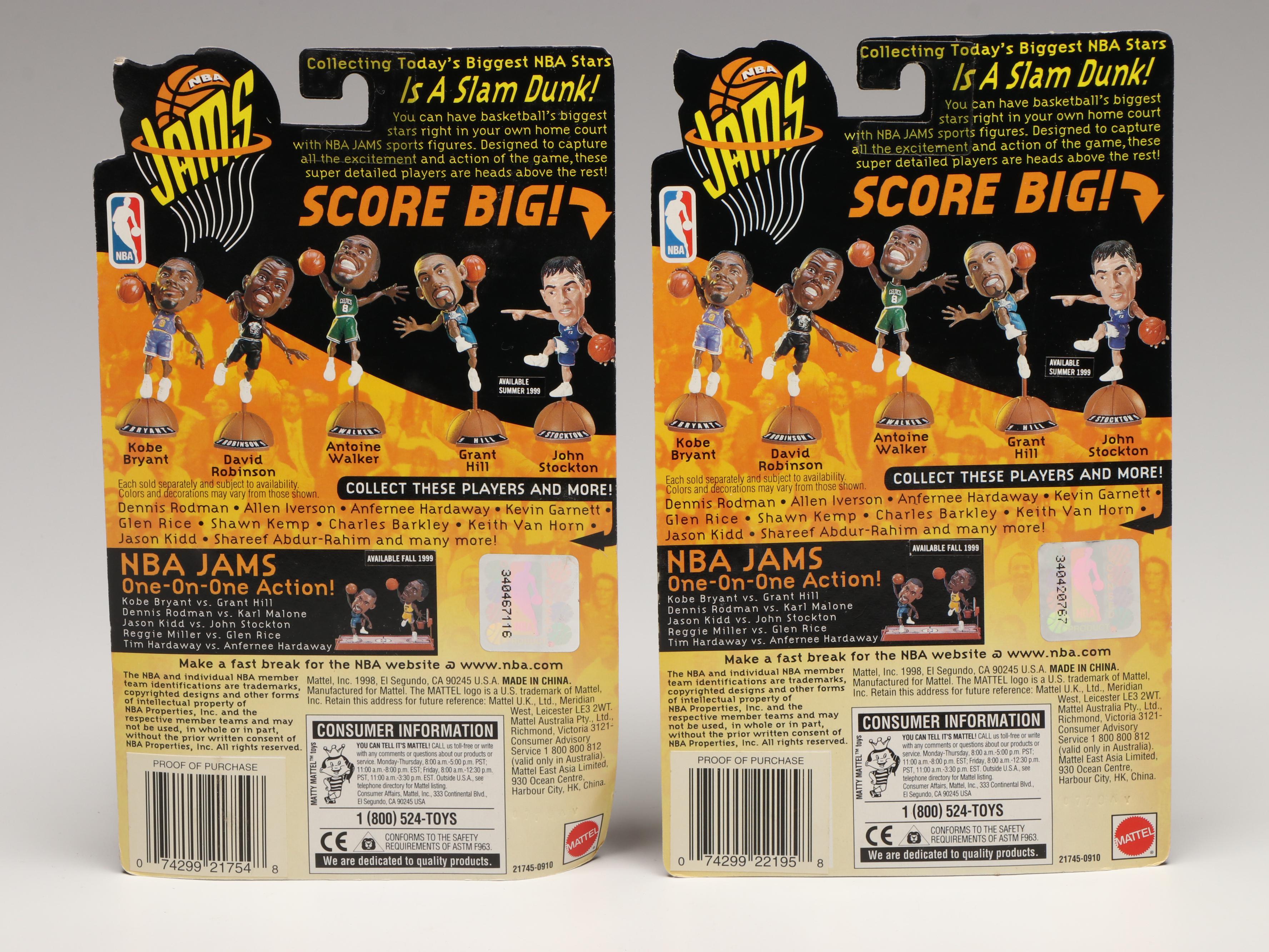 Kenner and Mattel Michael Jordan Figures and Trading Card