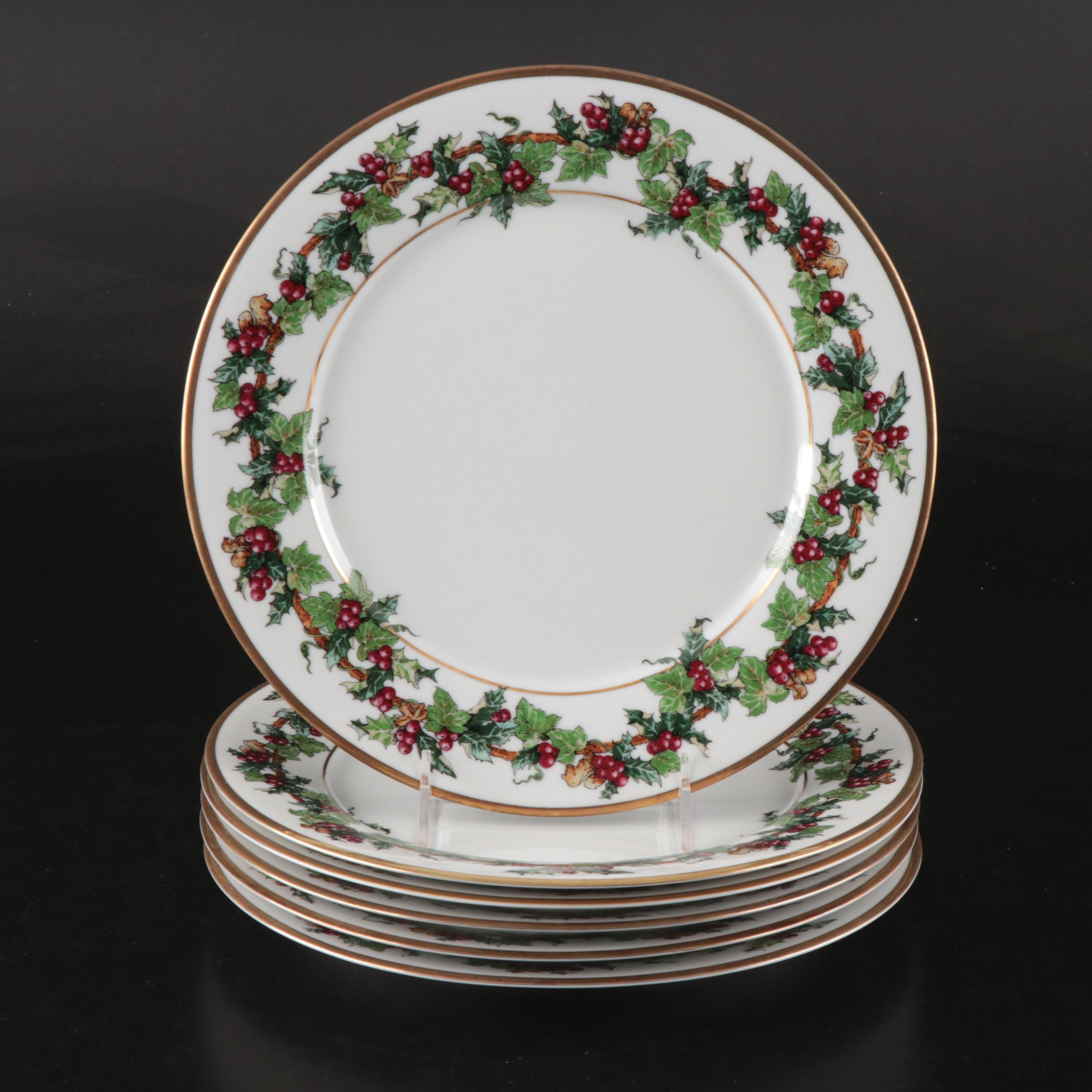 Royal Gallery "The Holly and the Ivy" Gilt Border Dinnerware