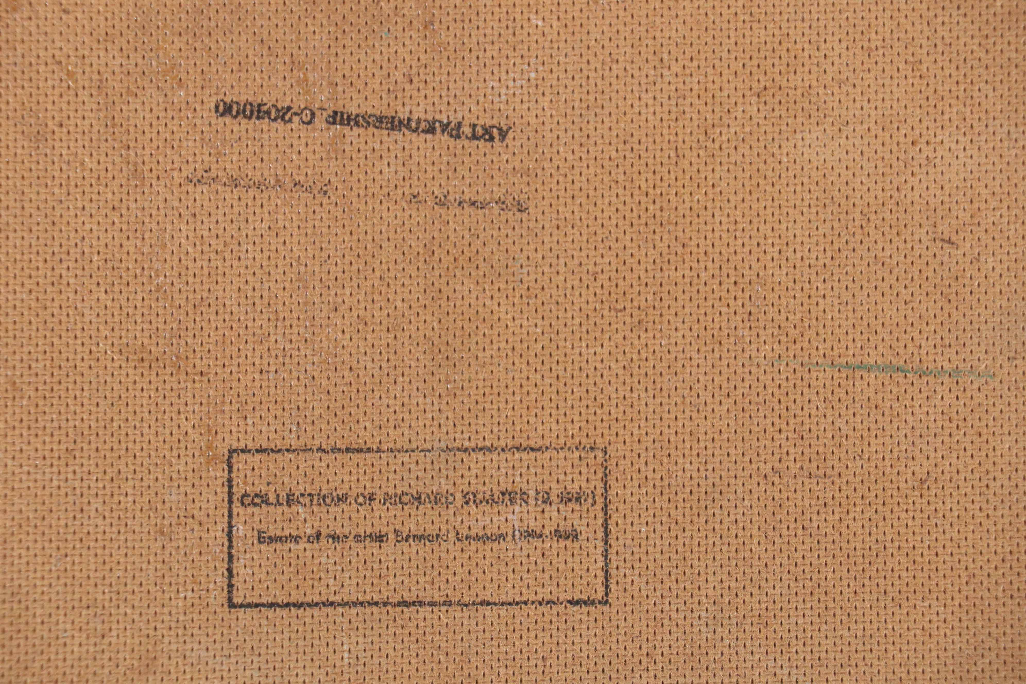 Bernard Lennon Oil Painting of Coastal Cliffs Landscape