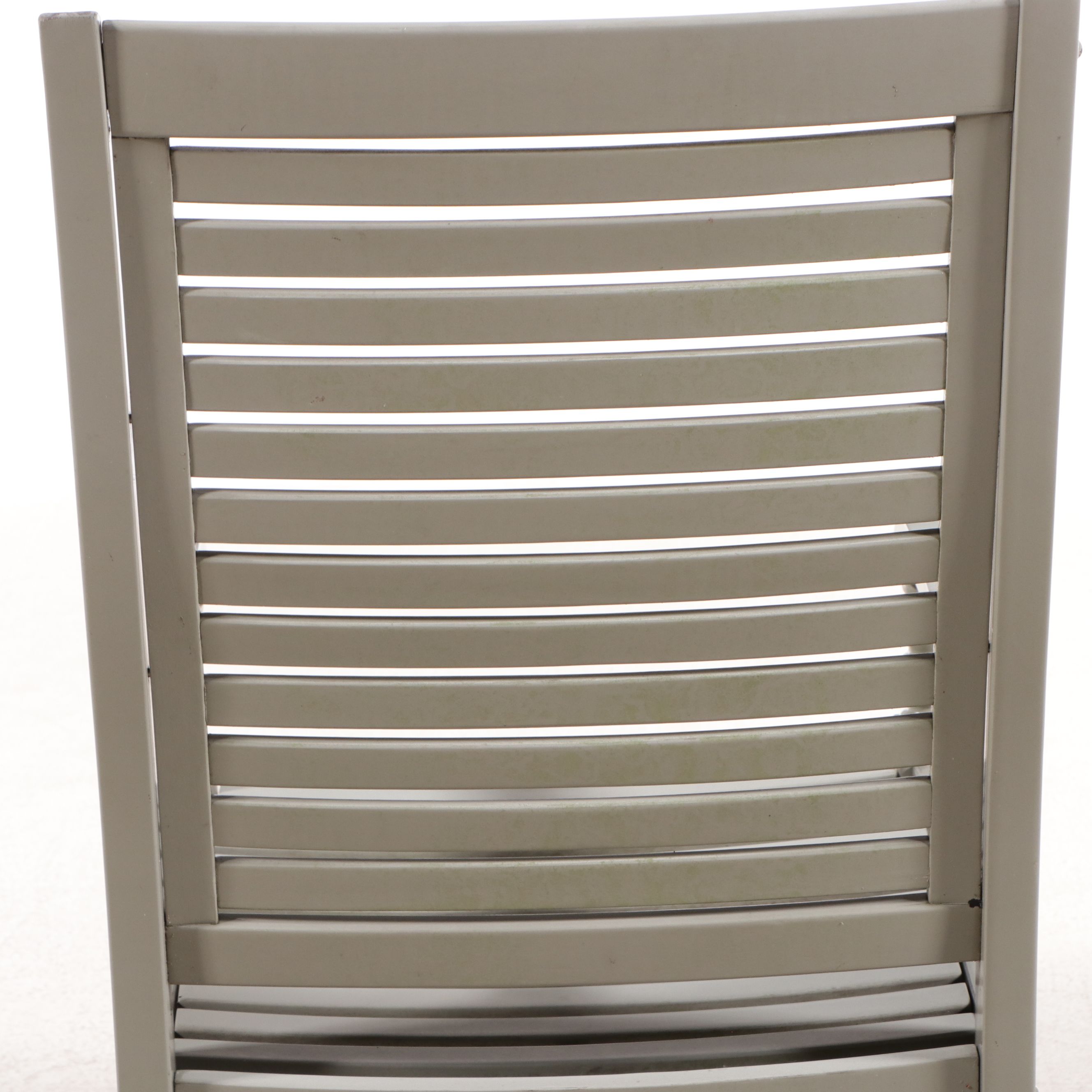 Contemporary Painted Wood Patio Rocking Chair