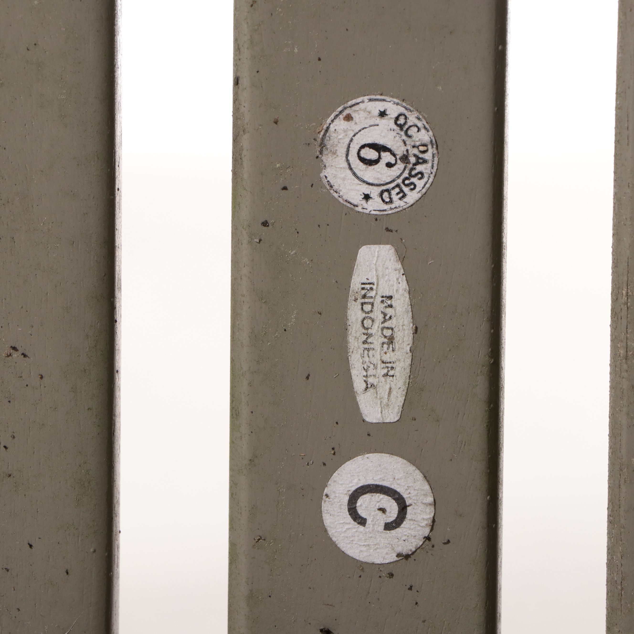 Contemporary Painted Wood Patio Rocking Chair