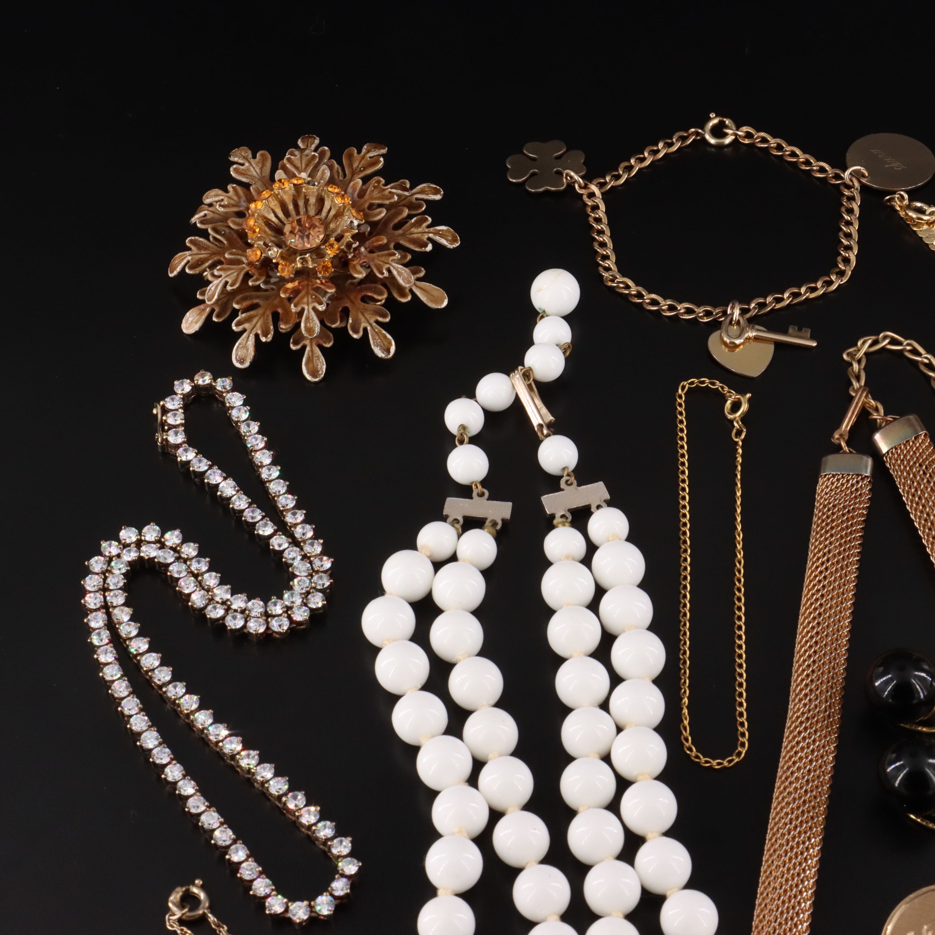 Vintage Jewelry Collection Featuring Trifari and Hobé