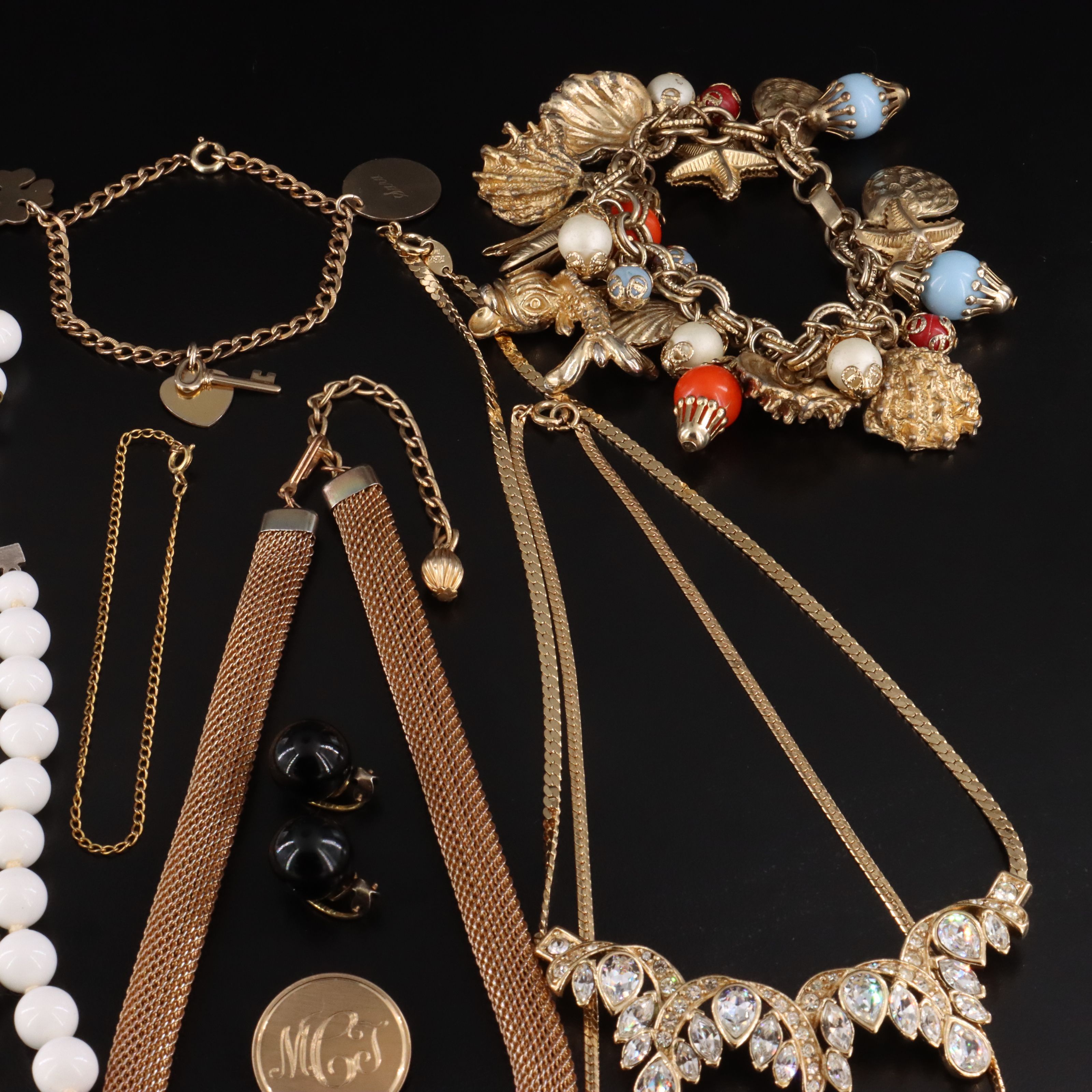 Vintage Jewelry Collection Featuring Trifari and Hobé