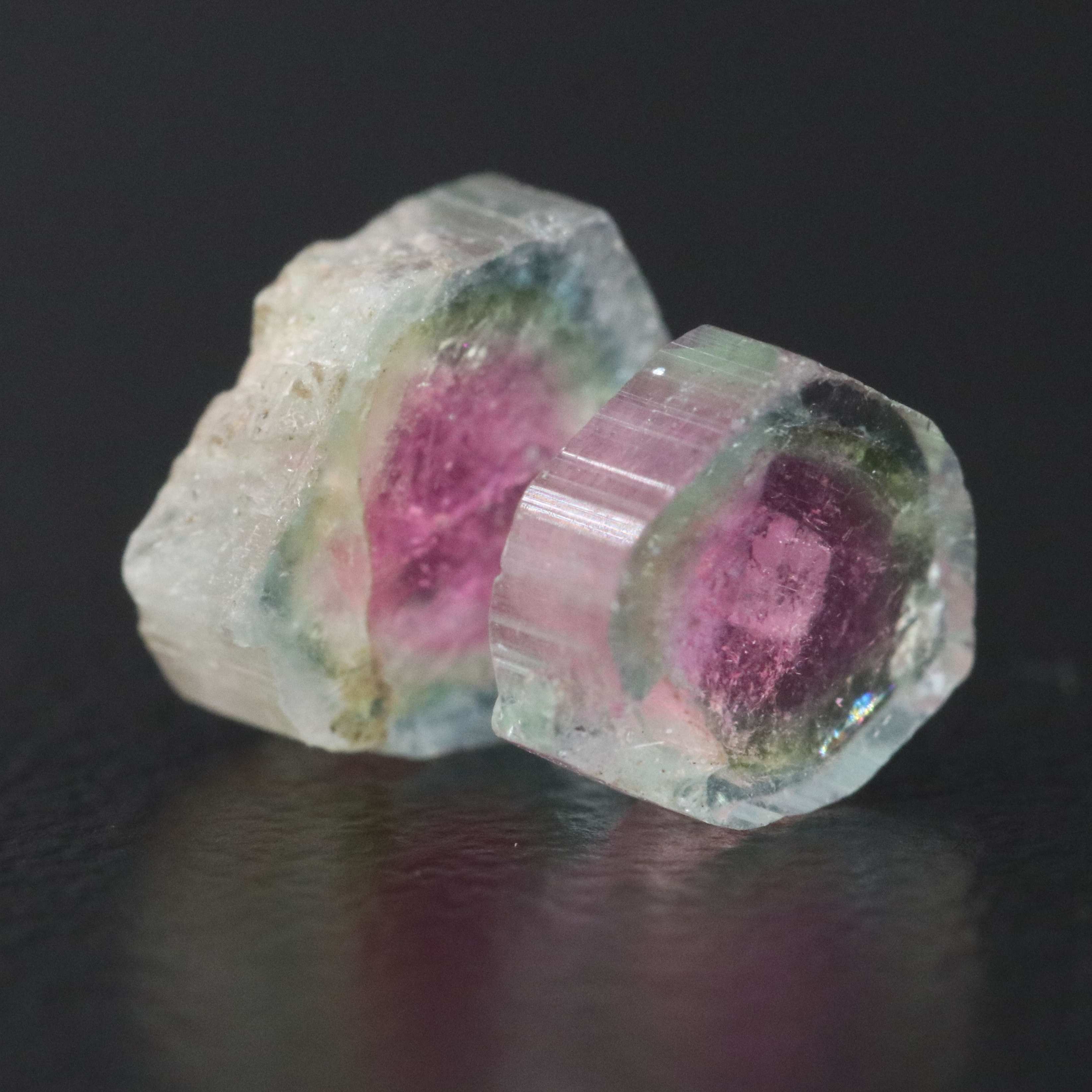 Loose 2.29 CTW Watermelon Tourmalines