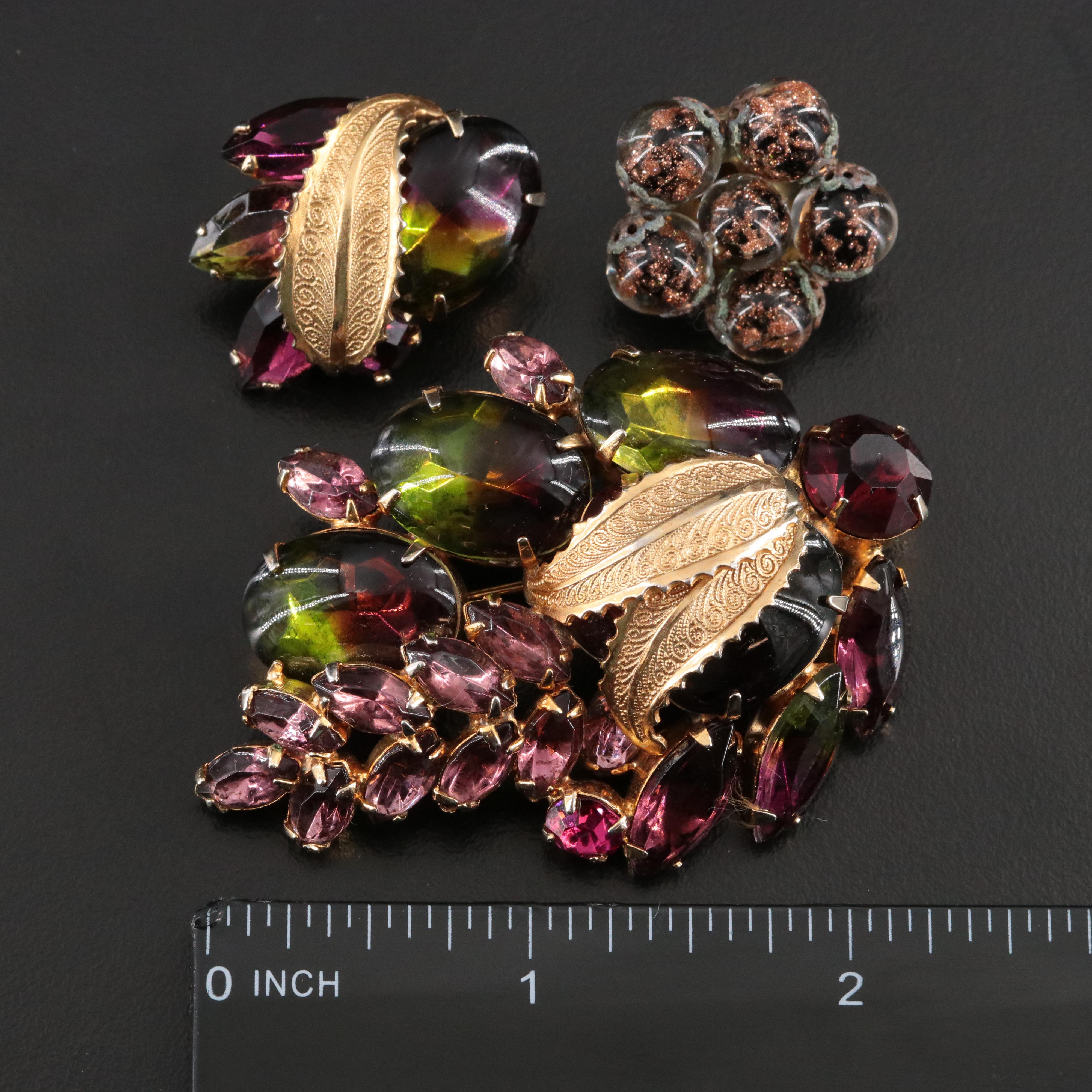 Vintage Jewelry Collection Featuring Weiss and Sterling