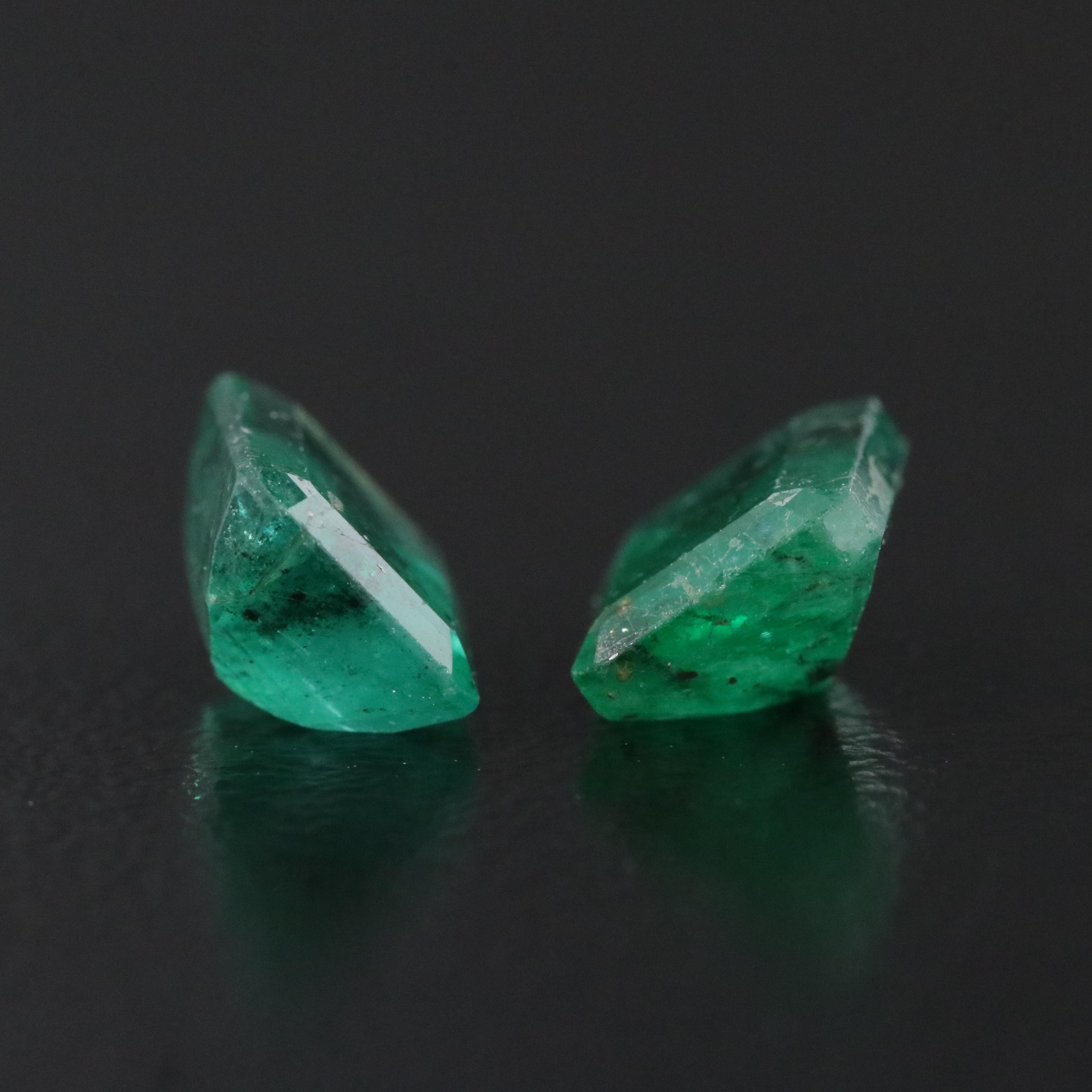 Loose 2.97 CTW Emerald Pair