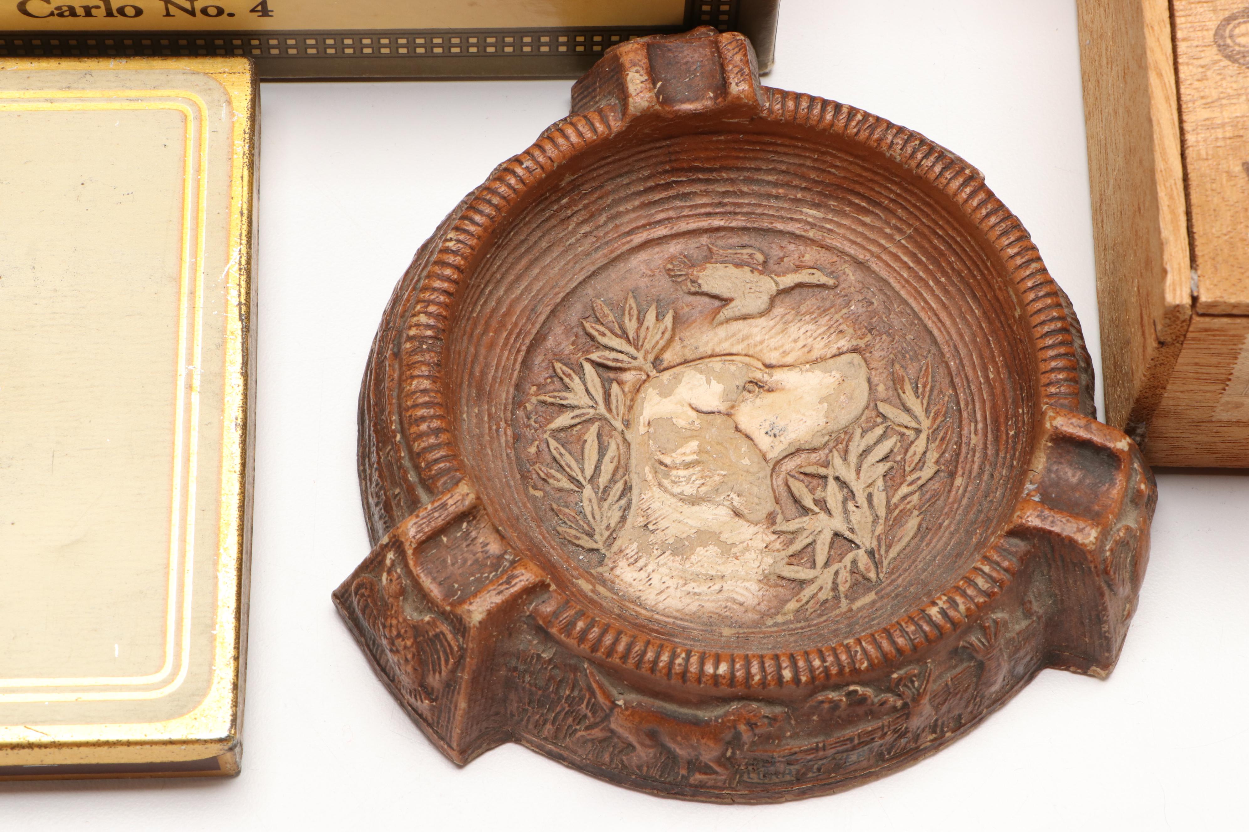 Budweiser and More Ceramic Steins with Promotional Beer Banks and Tobacciana