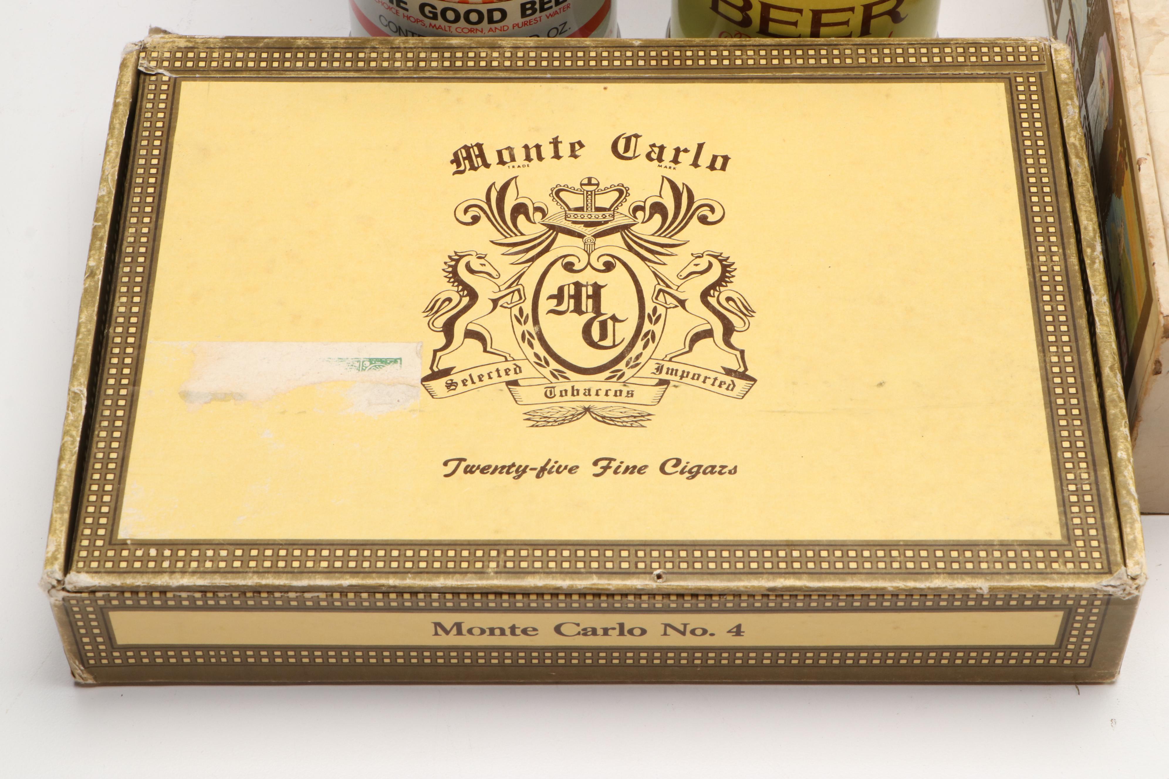 Budweiser and More Ceramic Steins with Promotional Beer Banks and Tobacciana