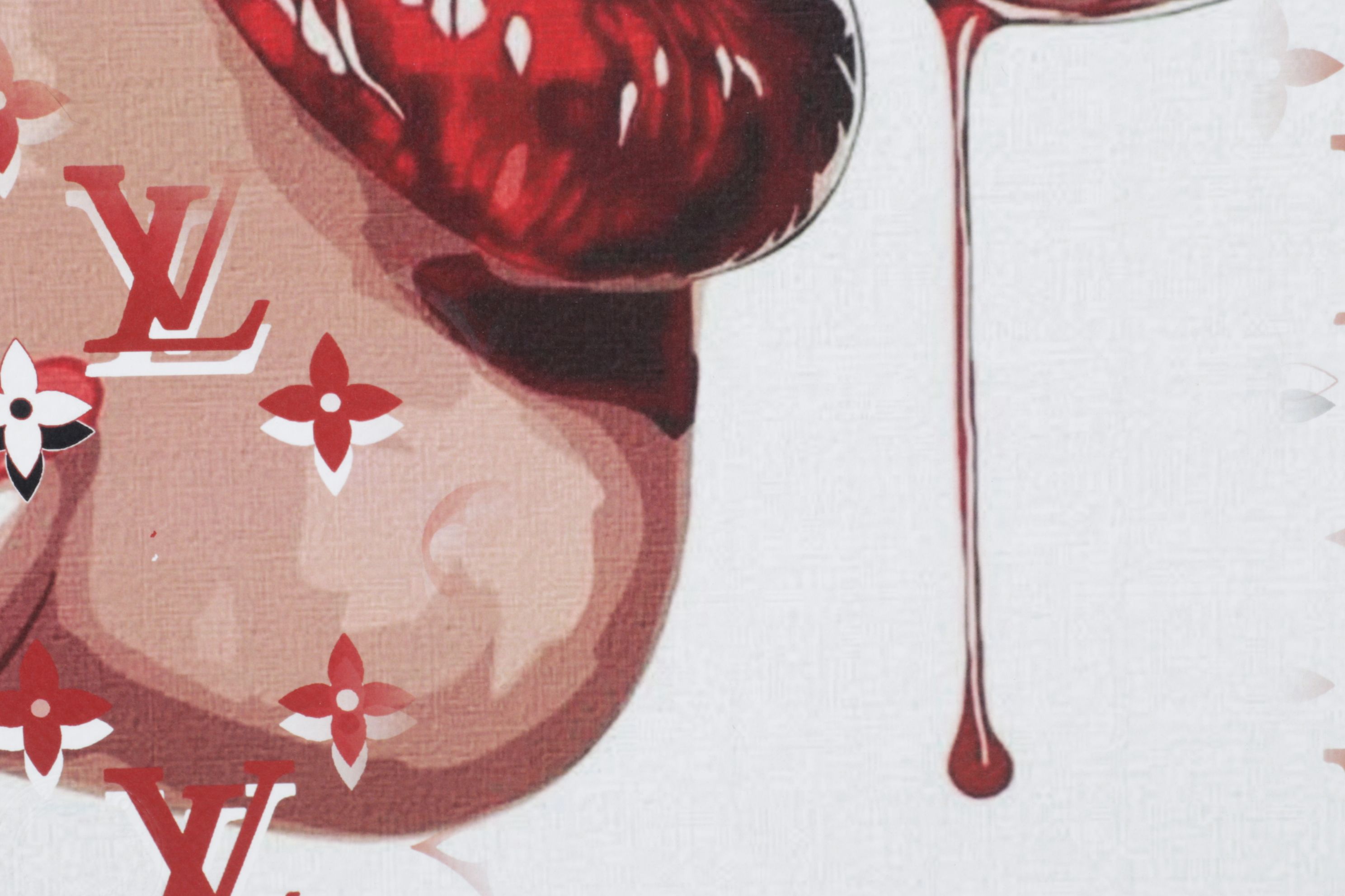 Death NYC Graphic Digital Print Homage to Louis Vuitton, 2025