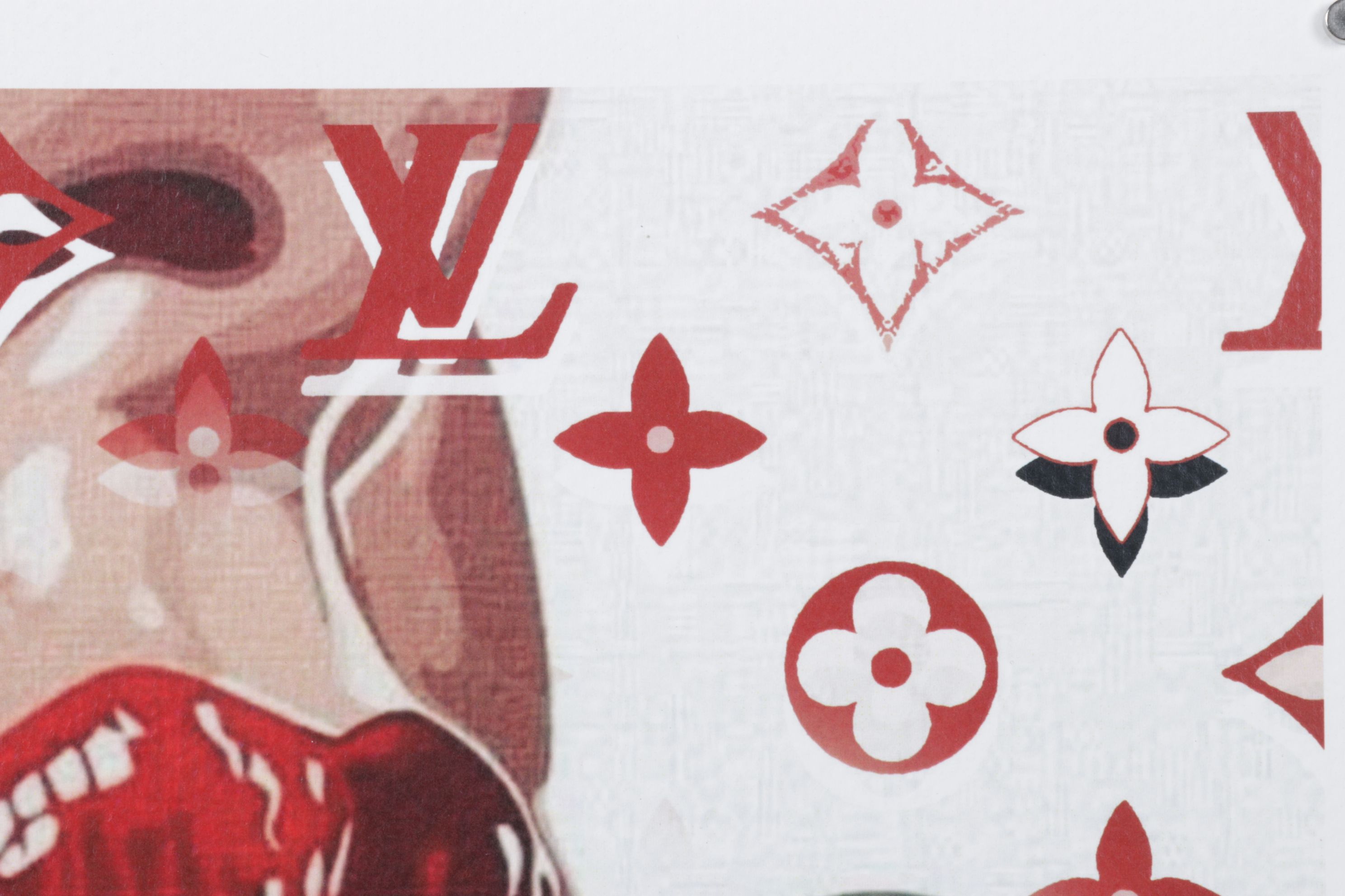 Death NYC Graphic Digital Print Homage to Louis Vuitton, 2025