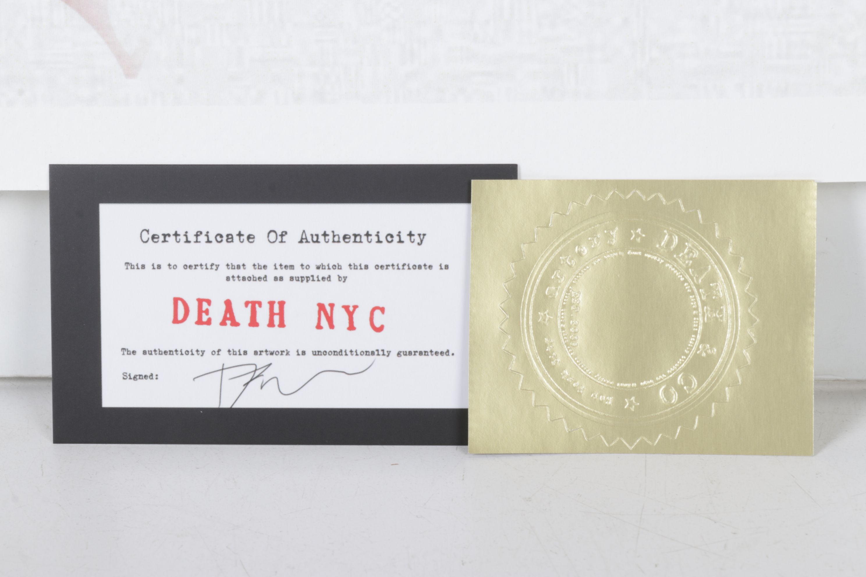 Death NYC Graphic Digital Print Homage to Louis Vuitton, 2025