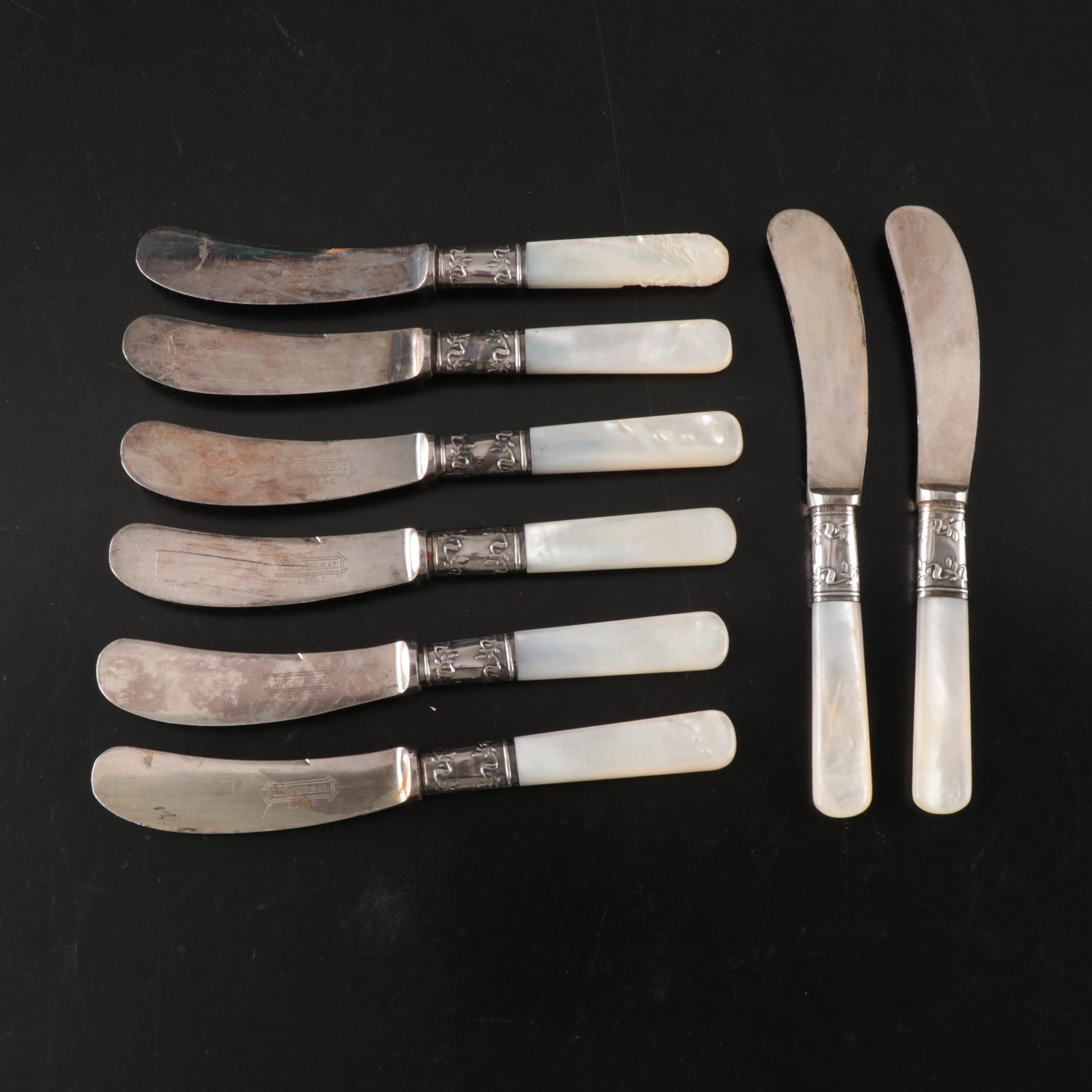 R. Wallace & Sons with More Sterling Silver Souvenir Spoons and MOP Spreaders