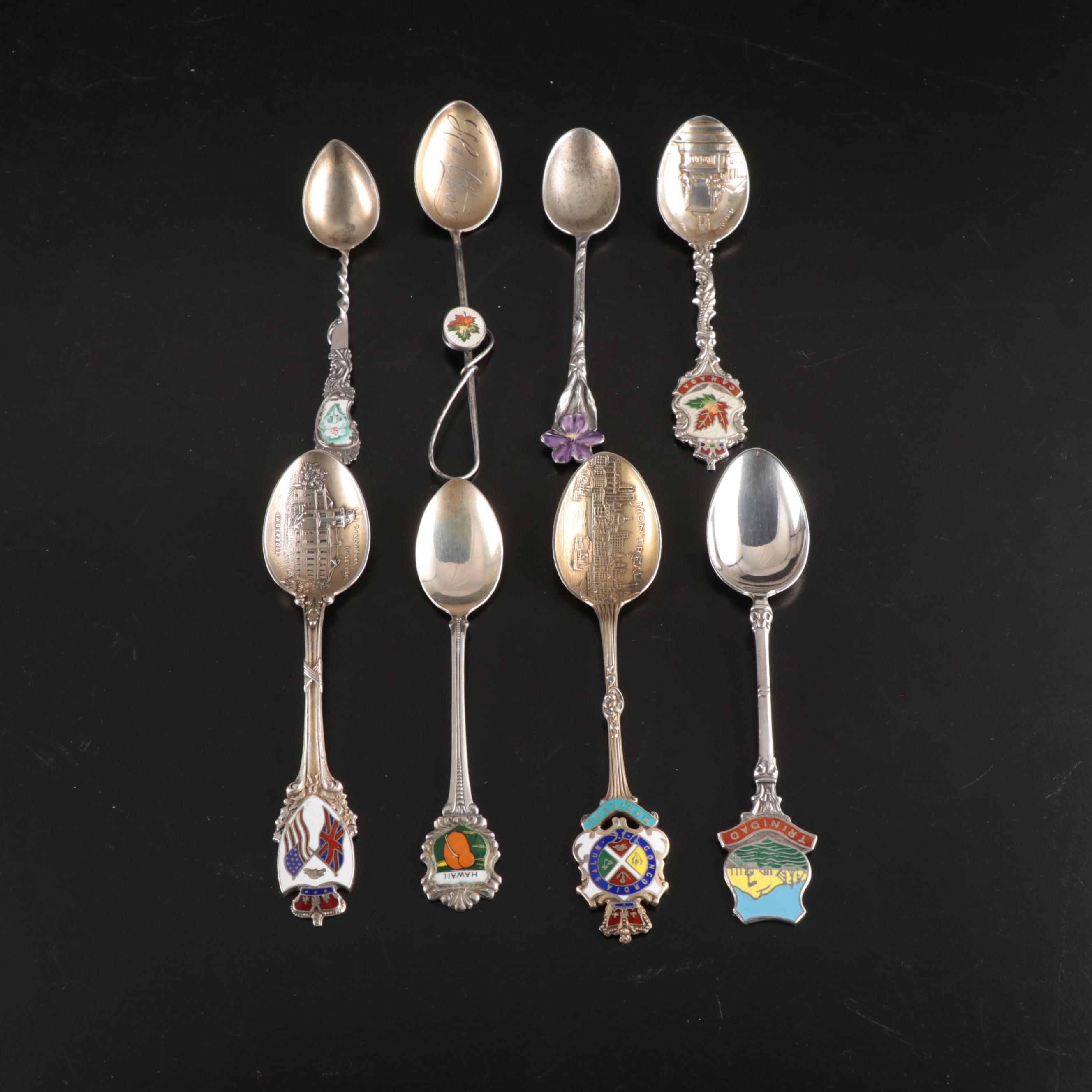 R. Wallace & Sons with More Sterling Silver Souvenir Spoons and MOP Spreaders