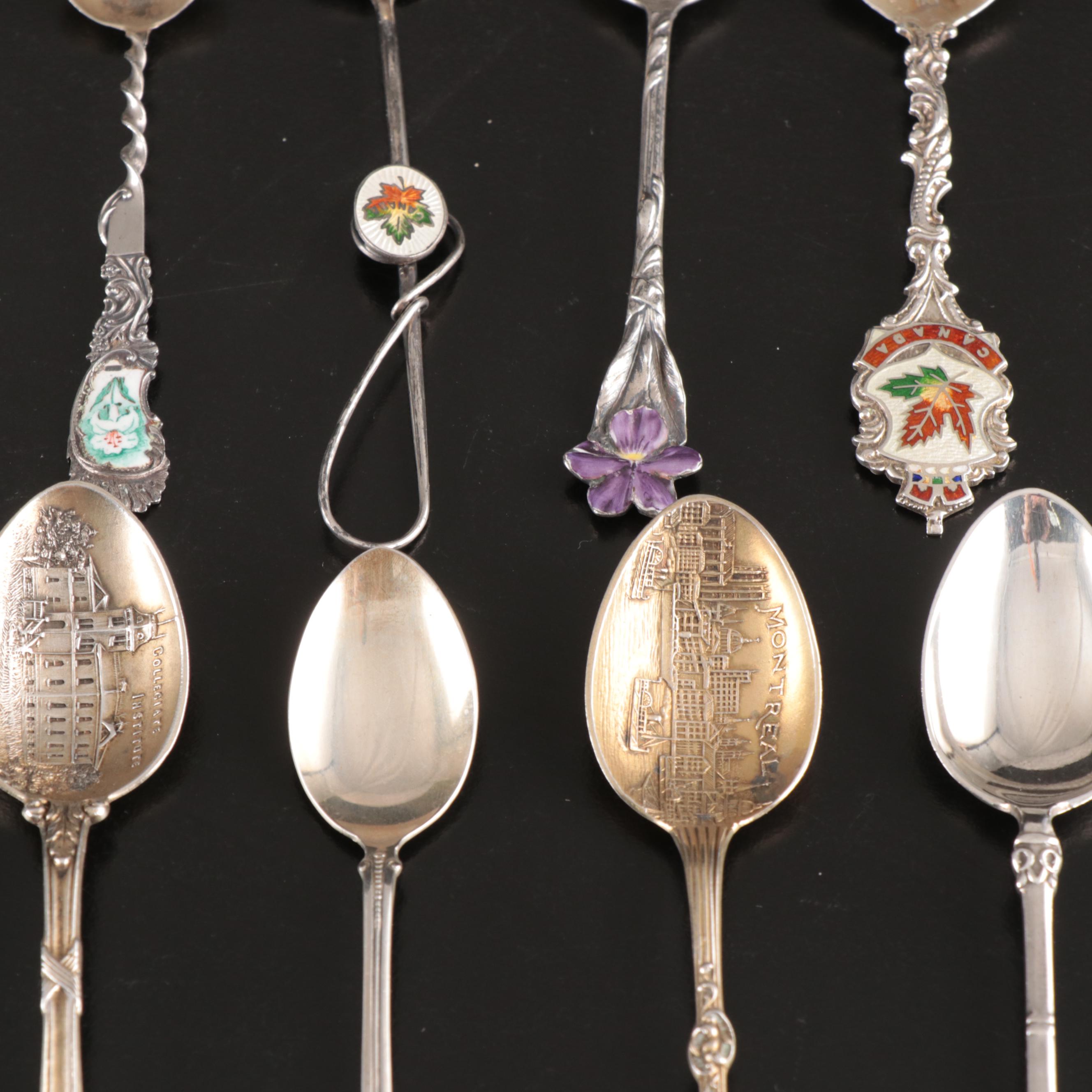 R. Wallace & Sons with More Sterling Silver Souvenir Spoons and MOP Spreaders