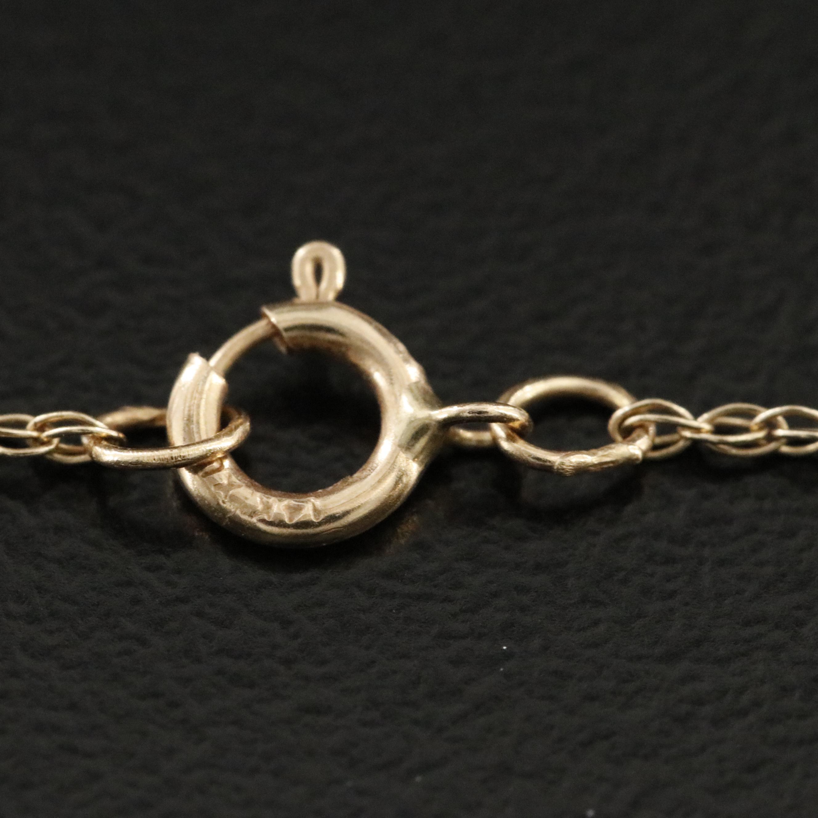 14K 0.50 CTW Diamond Knot Pendant Necklace