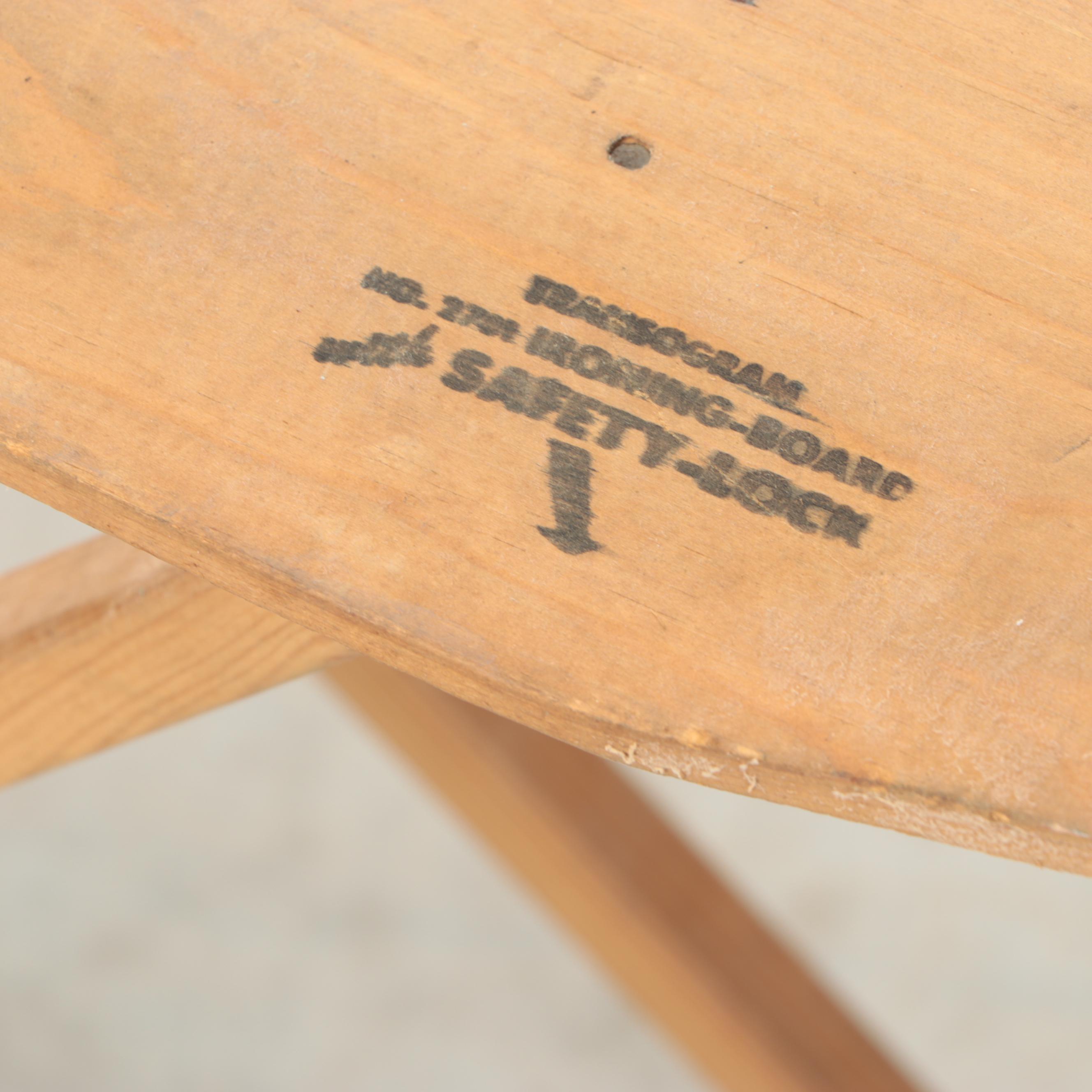 Transogram Children's Ironing Board with Double Doll Swing, Mid-20th Century