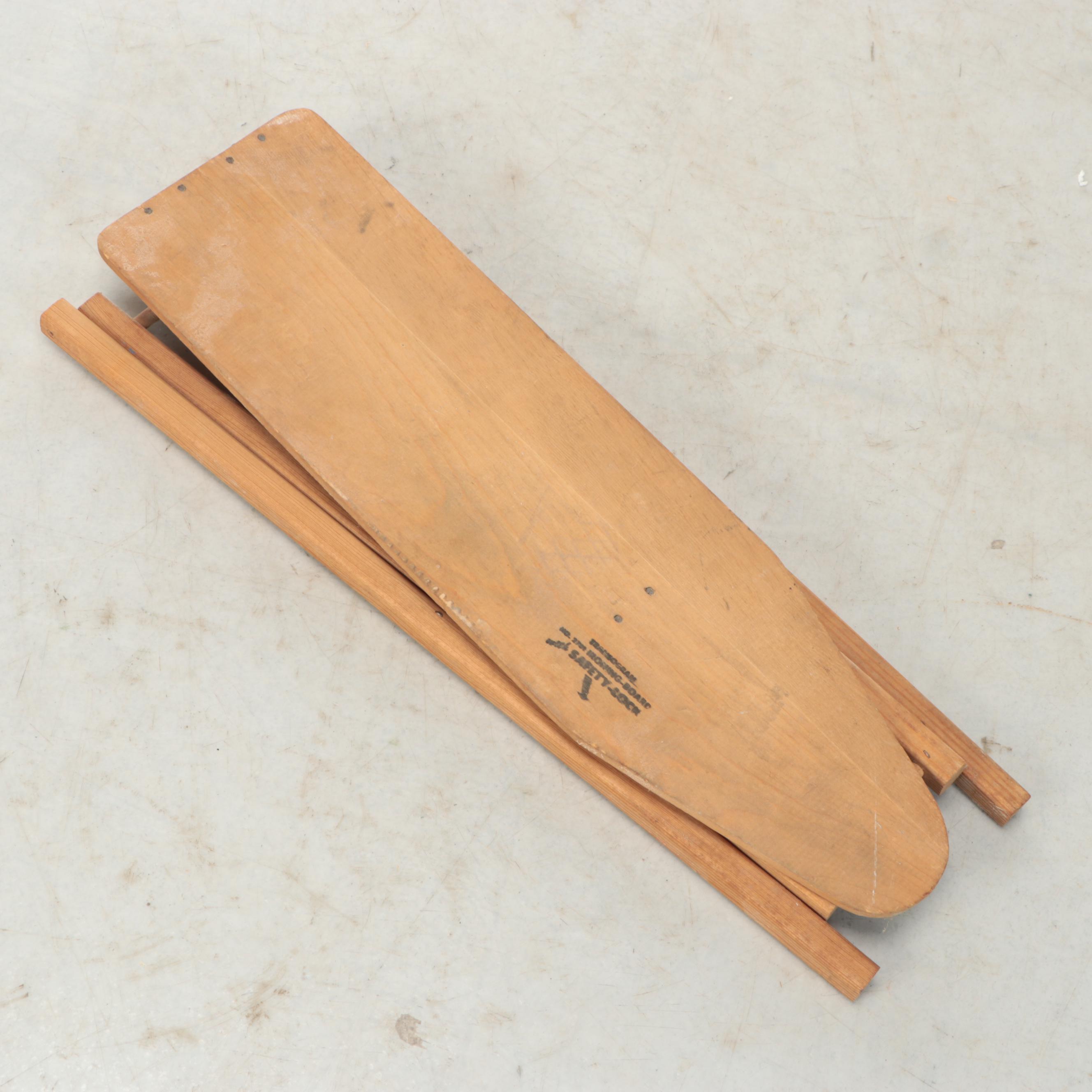 Transogram Children's Ironing Board with Double Doll Swing, Mid-20th Century