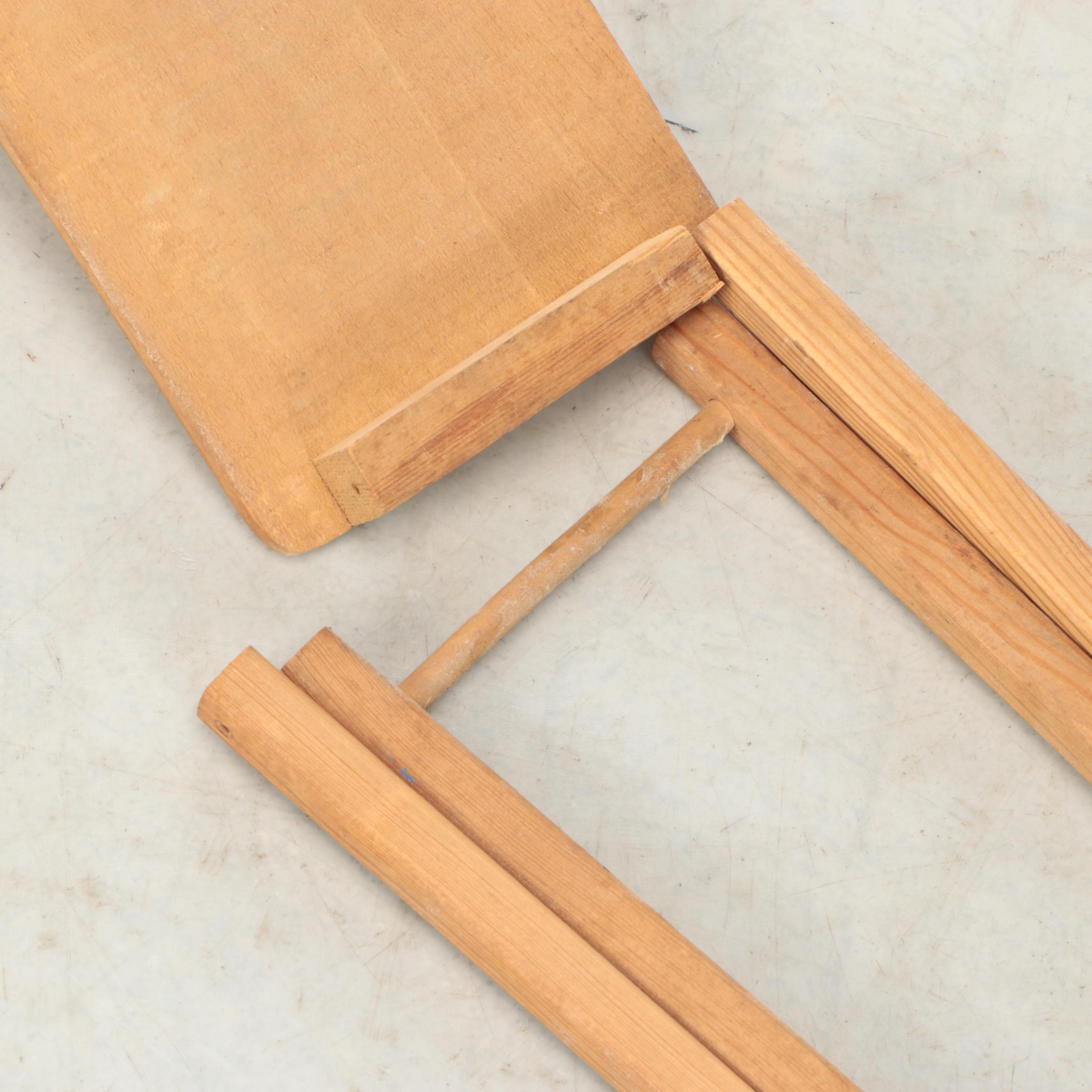 Transogram Children's Ironing Board with Double Doll Swing, Mid-20th Century