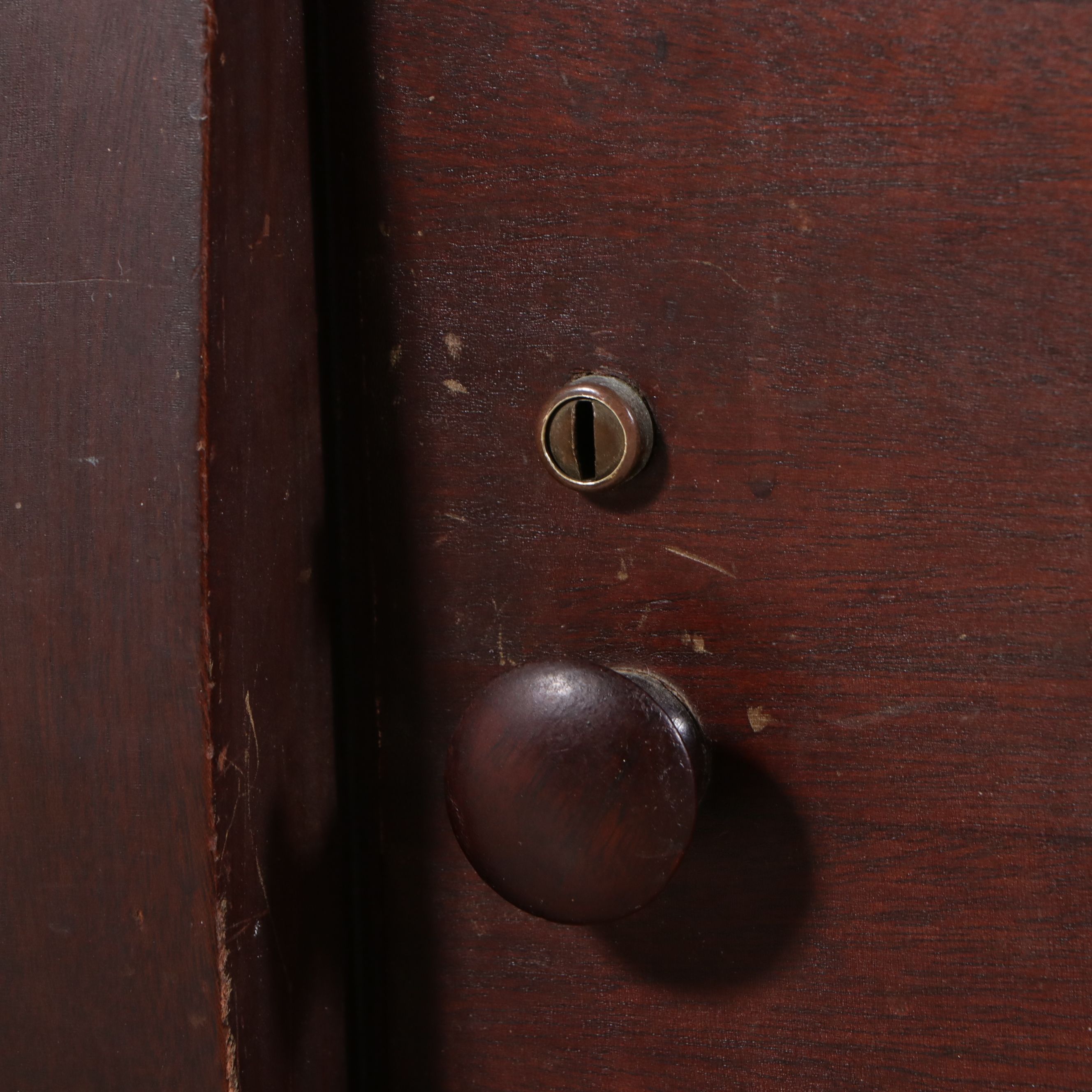 American Empire Mahogany Nightstand, 19th Century