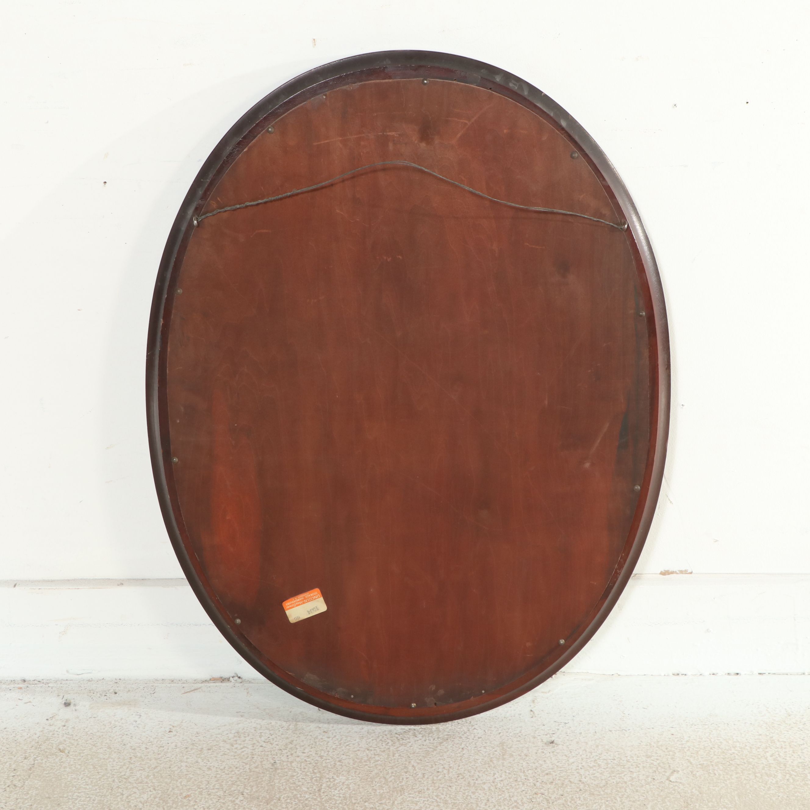 Georgian Style Mahogany Vanity Table with Mirror, Early 20th Century