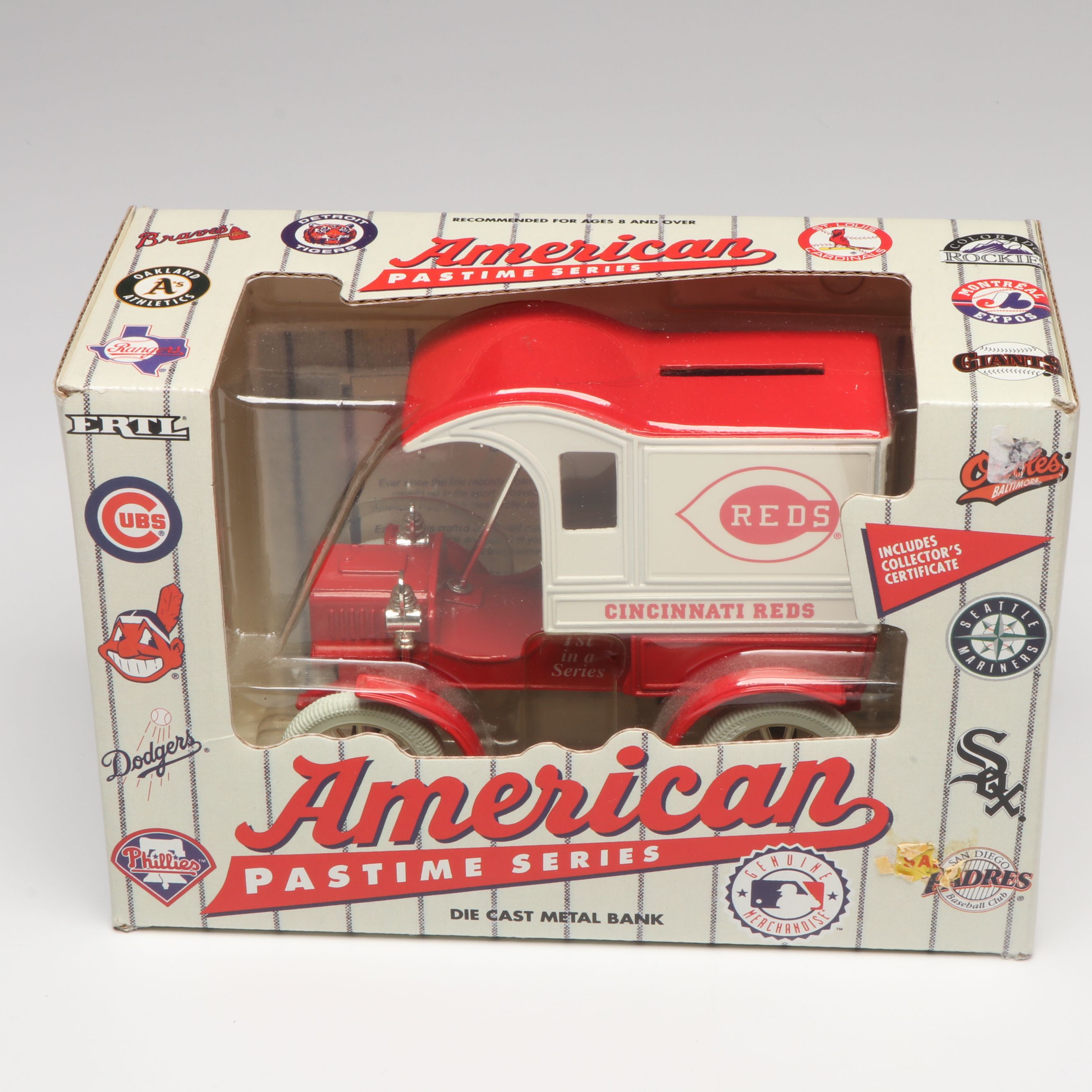 Ertl American Pastime Banks with More Cincinnati Reds Diecast Cars and Banks