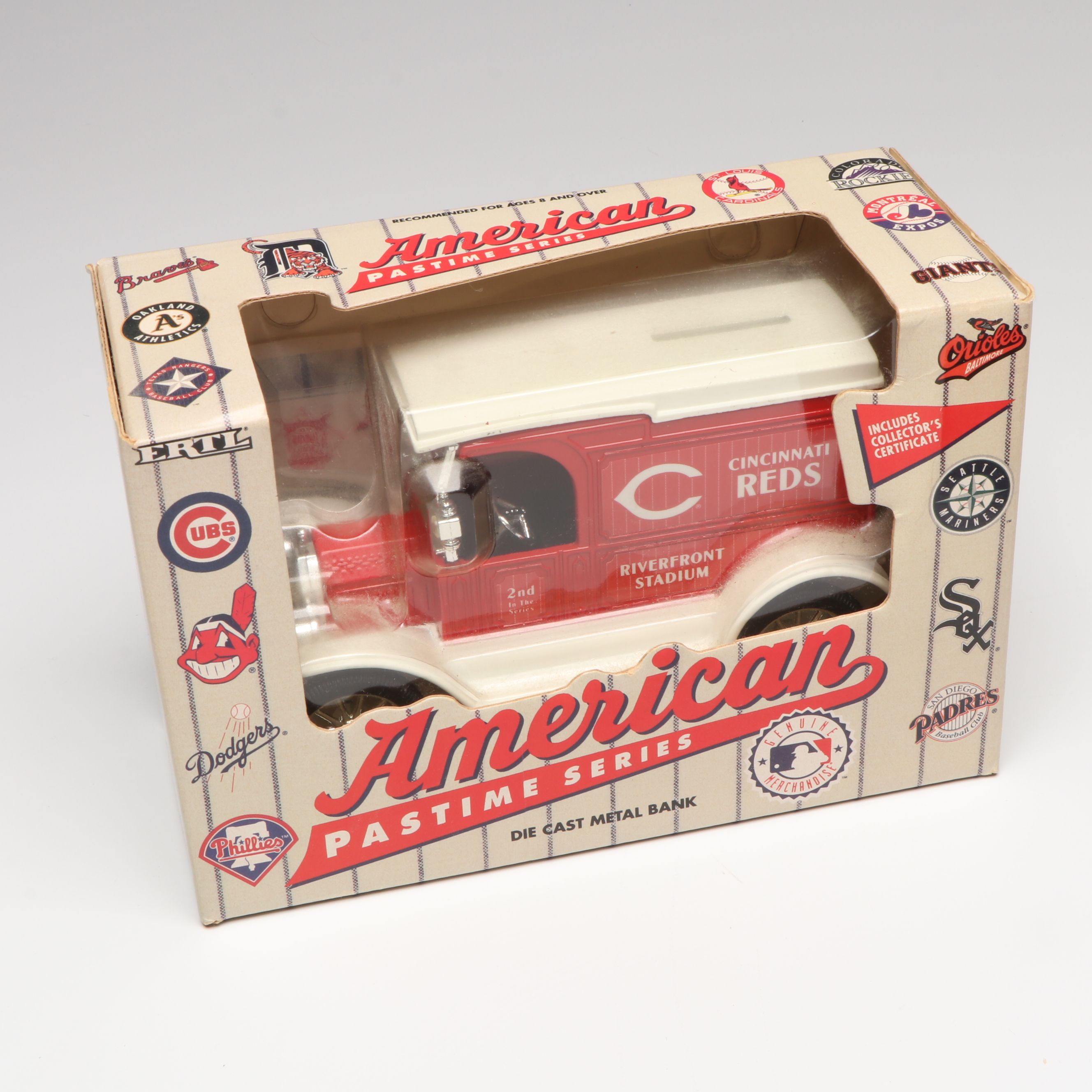 Ertl American Pastime Banks with More Cincinnati Reds Diecast Cars and Banks