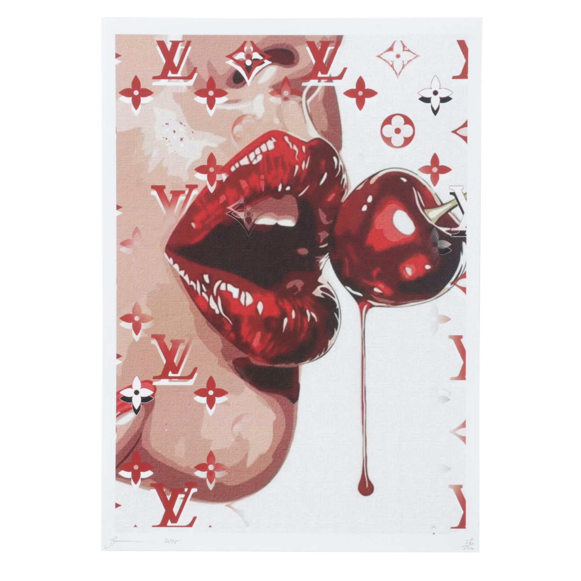 Death NYC Graphic Digital Print Homage to Louis Vuitton, 2025