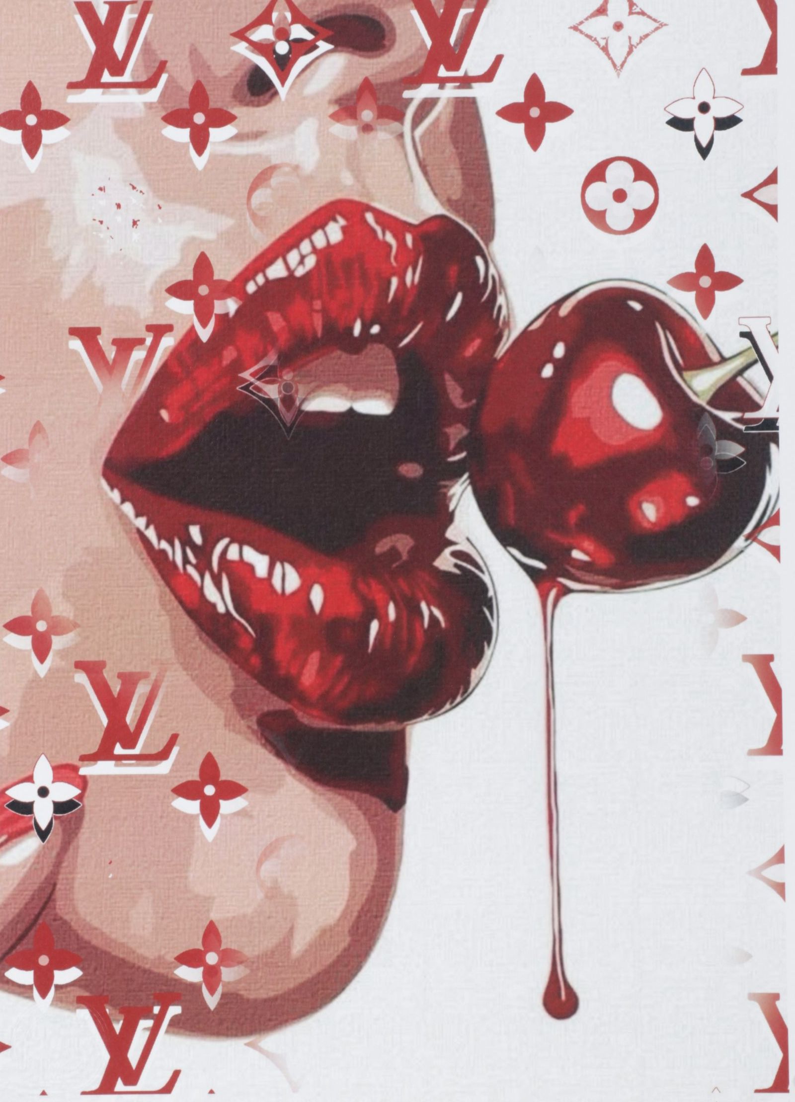 Death NYC Graphic Digital Print Homage to Louis Vuitton, 2025