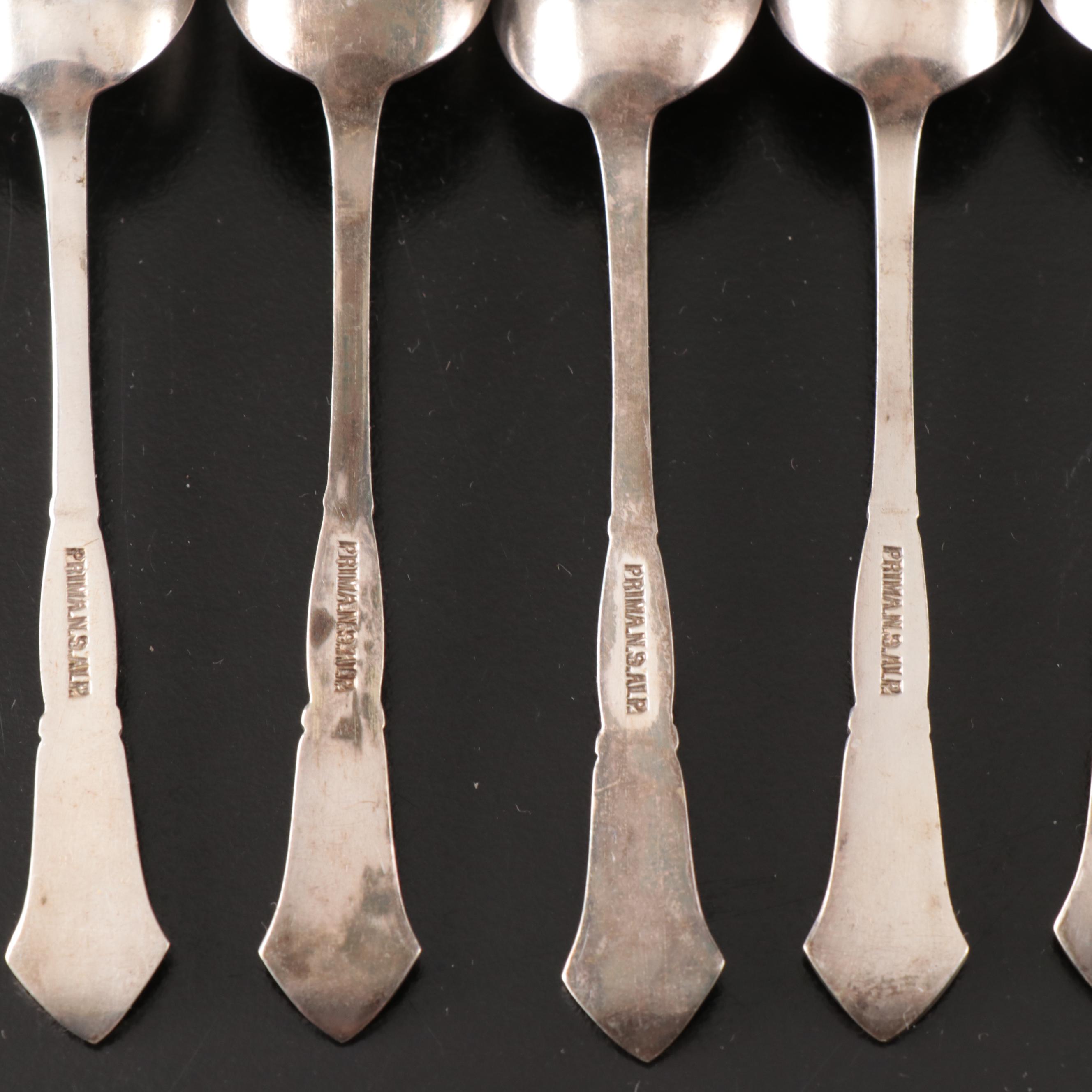 Sterling Silver Virgin Islands Spoon with More Demitasse and Souvenir Spoons