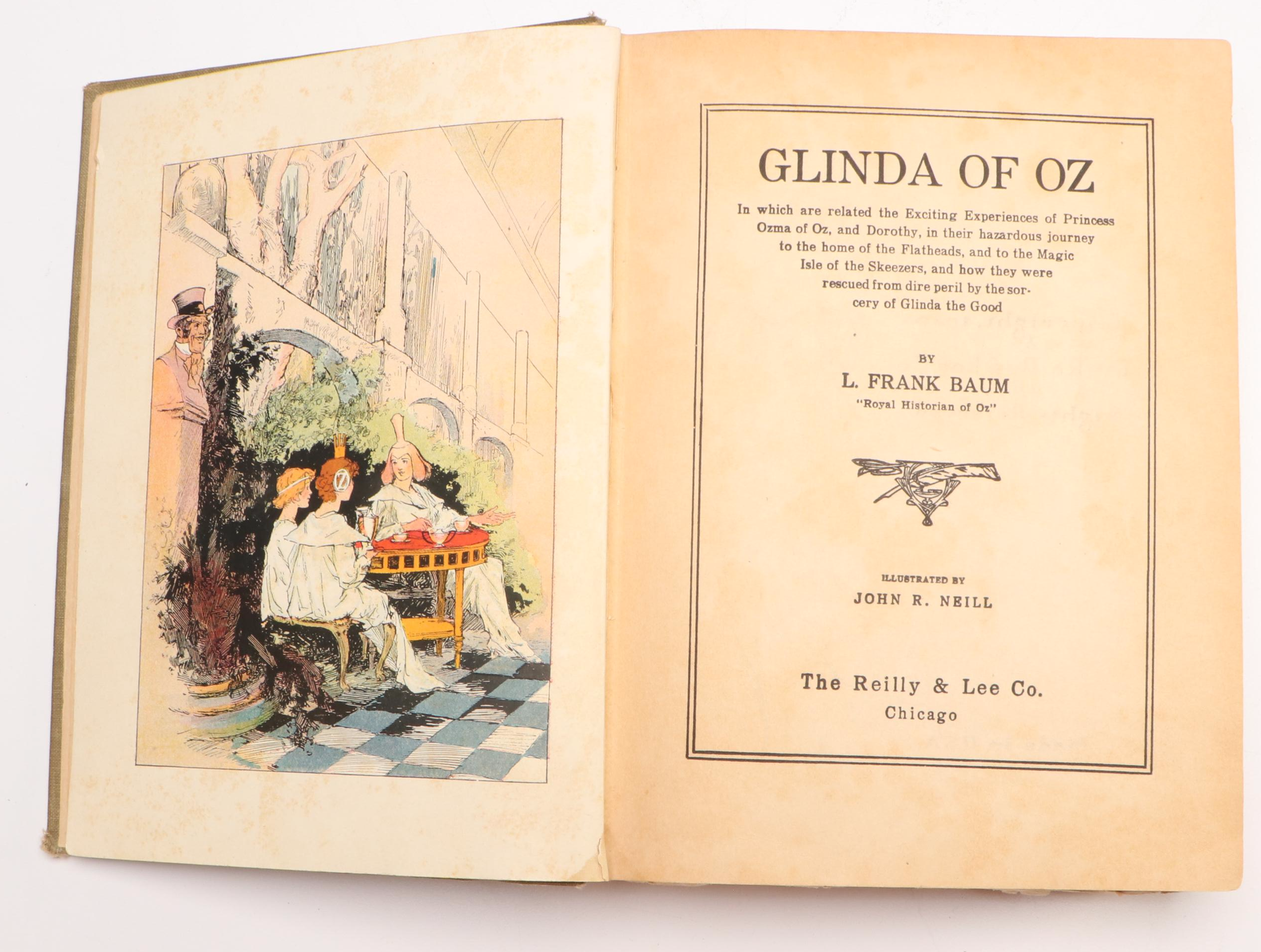 "Glinda of Oz" by L. Frank Baum with "Doctor Dolittle's Zoo" by Hugh Lofting