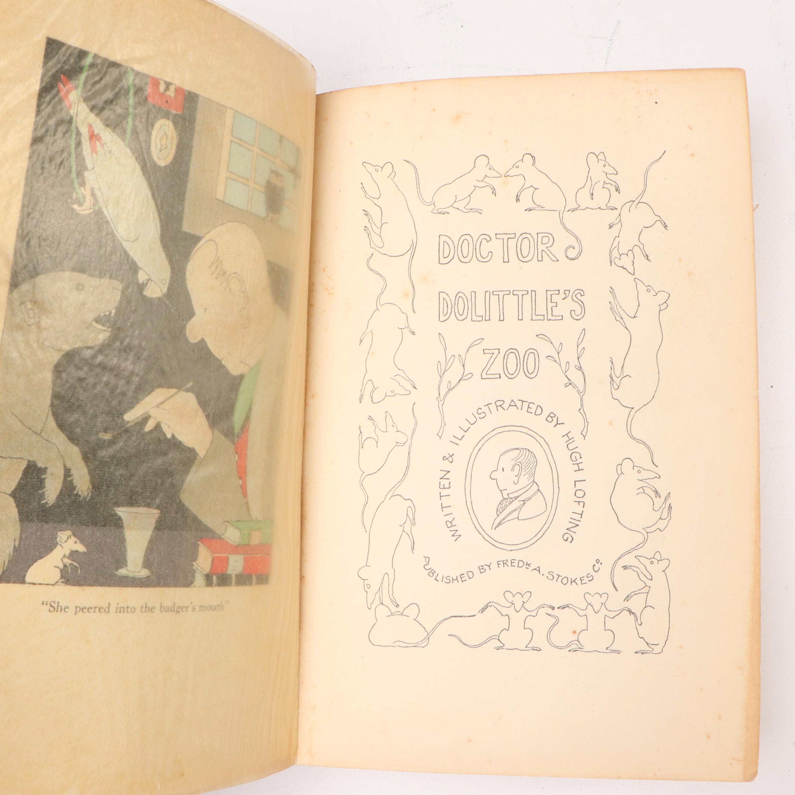 "Glinda of Oz" by L. Frank Baum with "Doctor Dolittle's Zoo" by Hugh Lofting