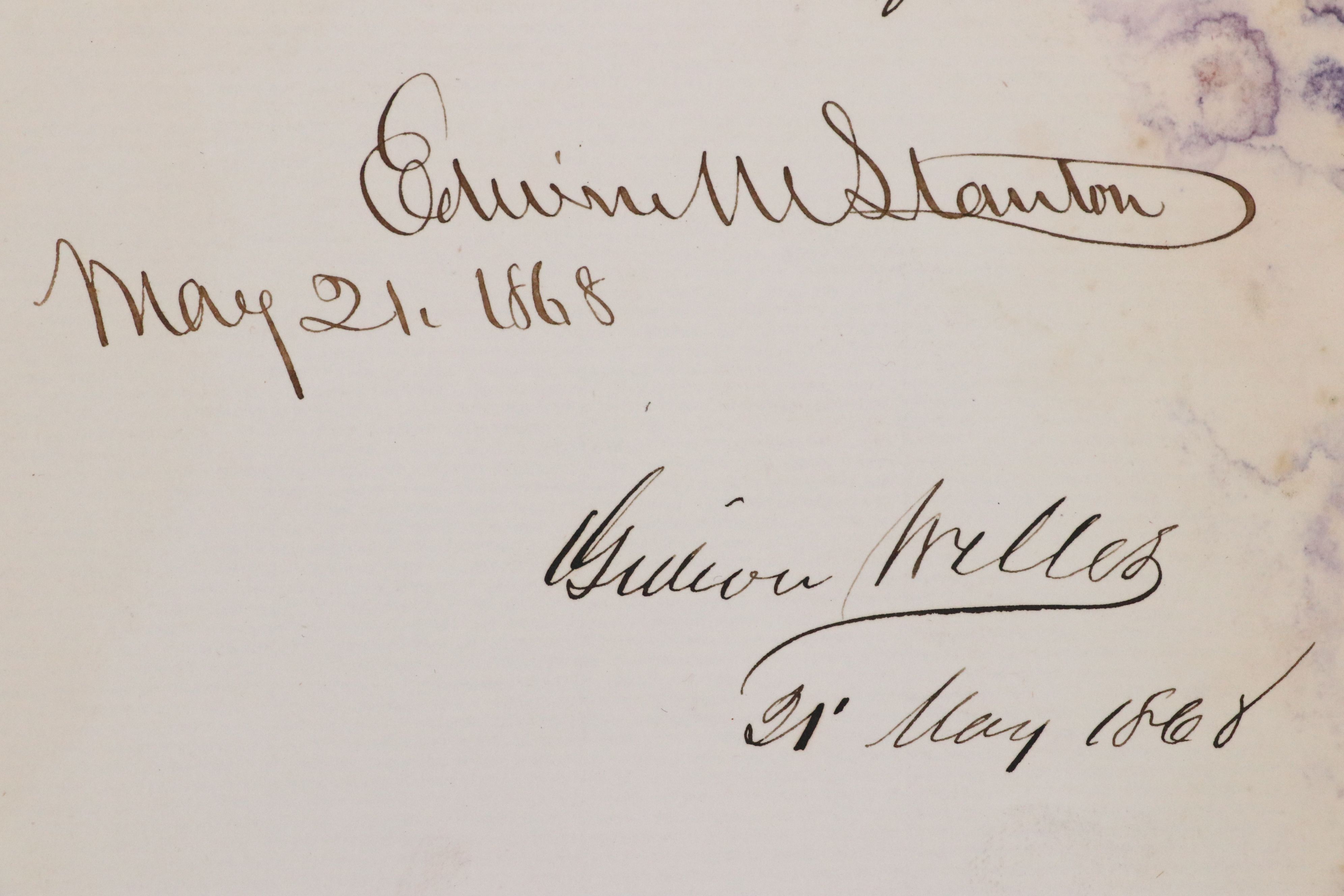 Antique Grover Cleveland, William Henry Fitzhugh Lee and More Signed Cut Cards