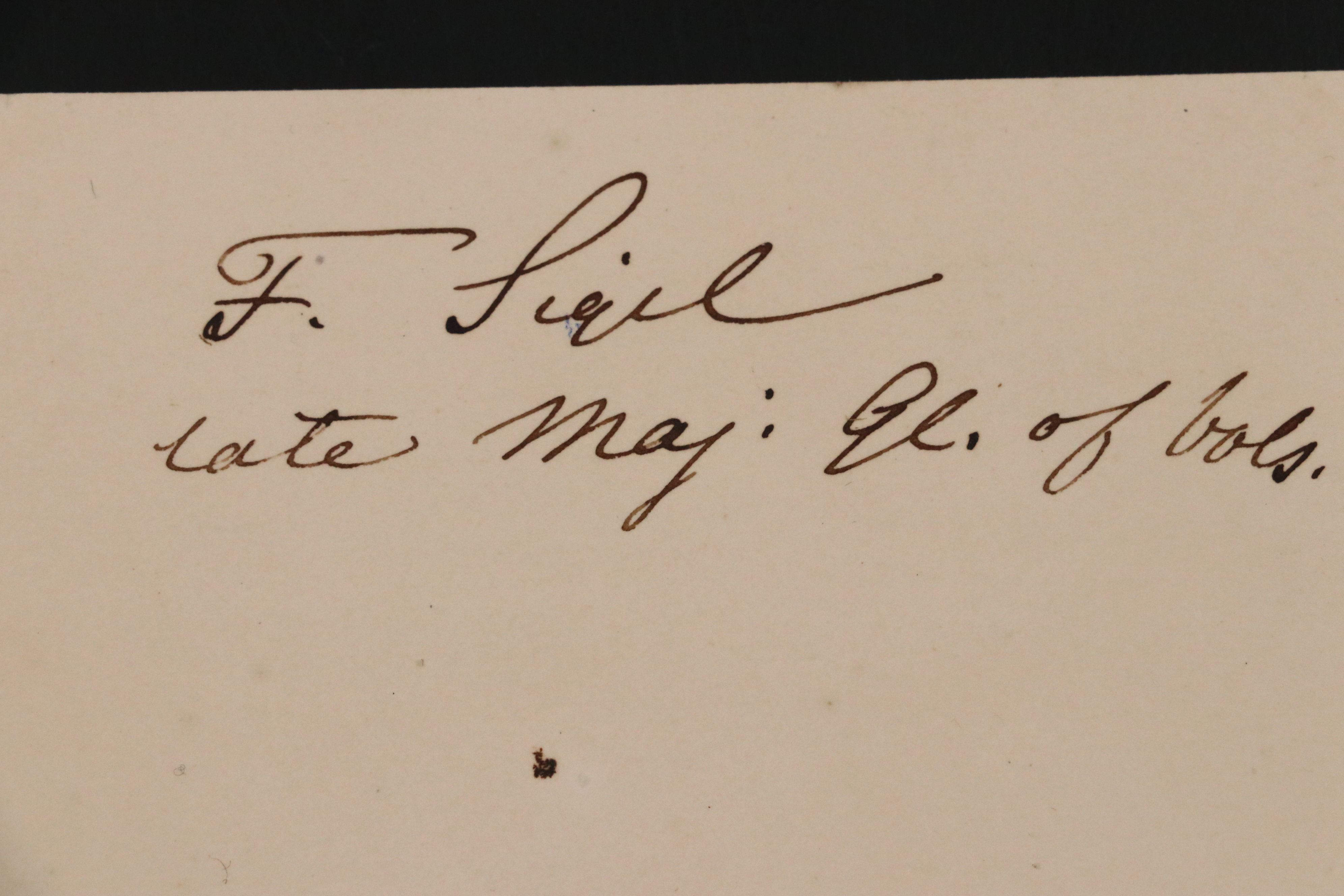 Antique Grover Cleveland, William Henry Fitzhugh Lee and More Signed Cut Cards