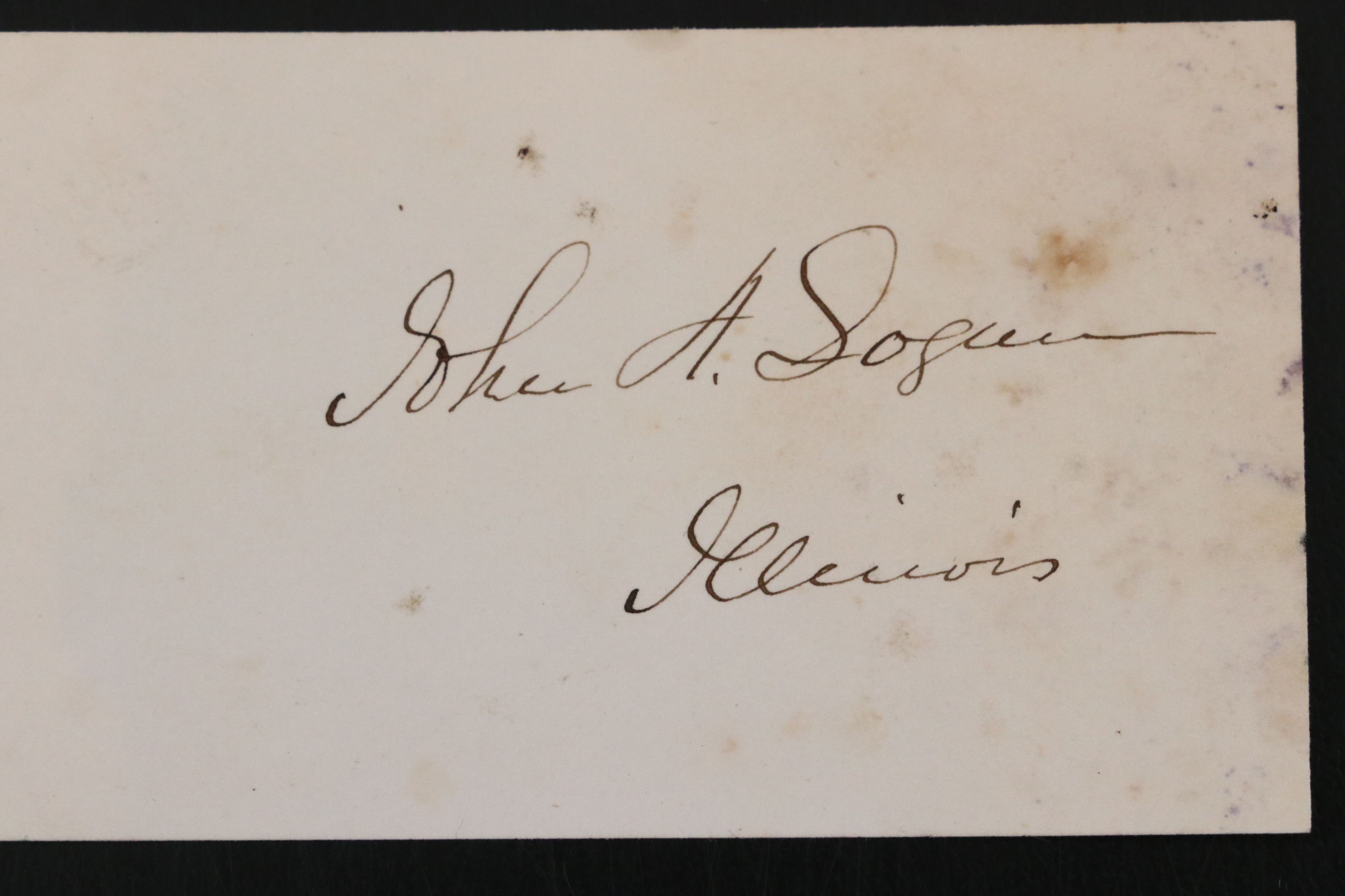 Antique Grover Cleveland, William Henry Fitzhugh Lee and More Signed Cut Cards