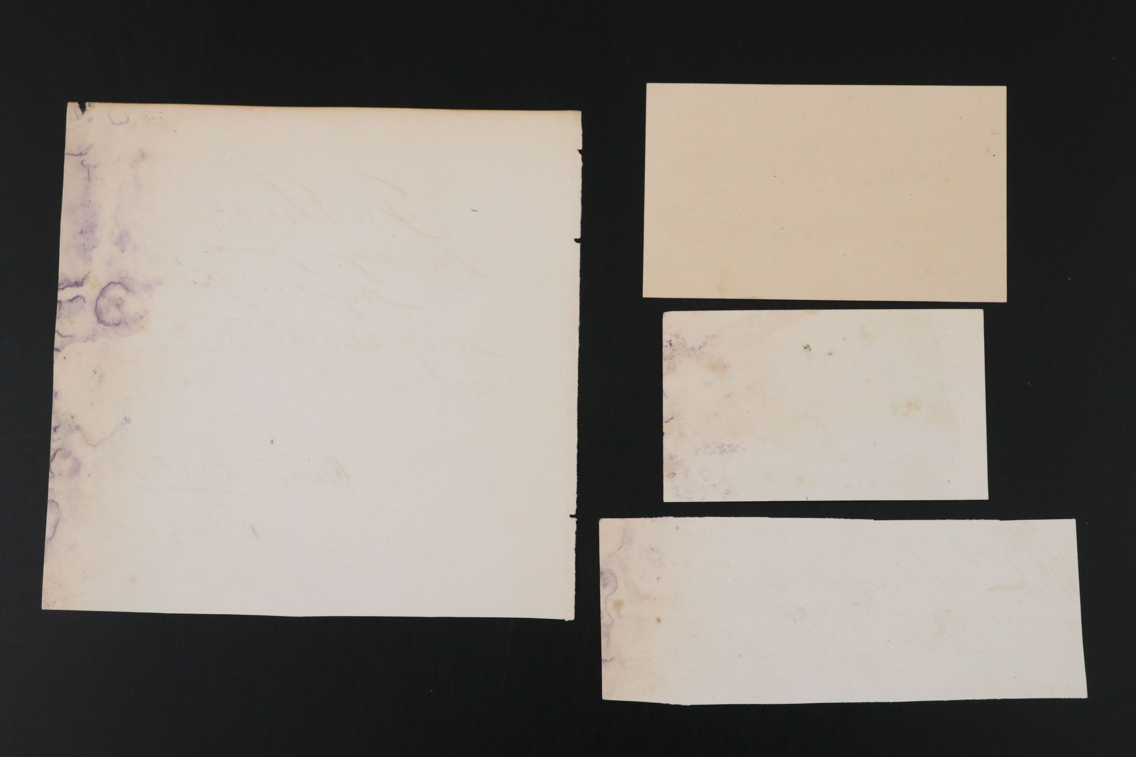 Antique Grover Cleveland, William Henry Fitzhugh Lee and More Signed Cut Cards