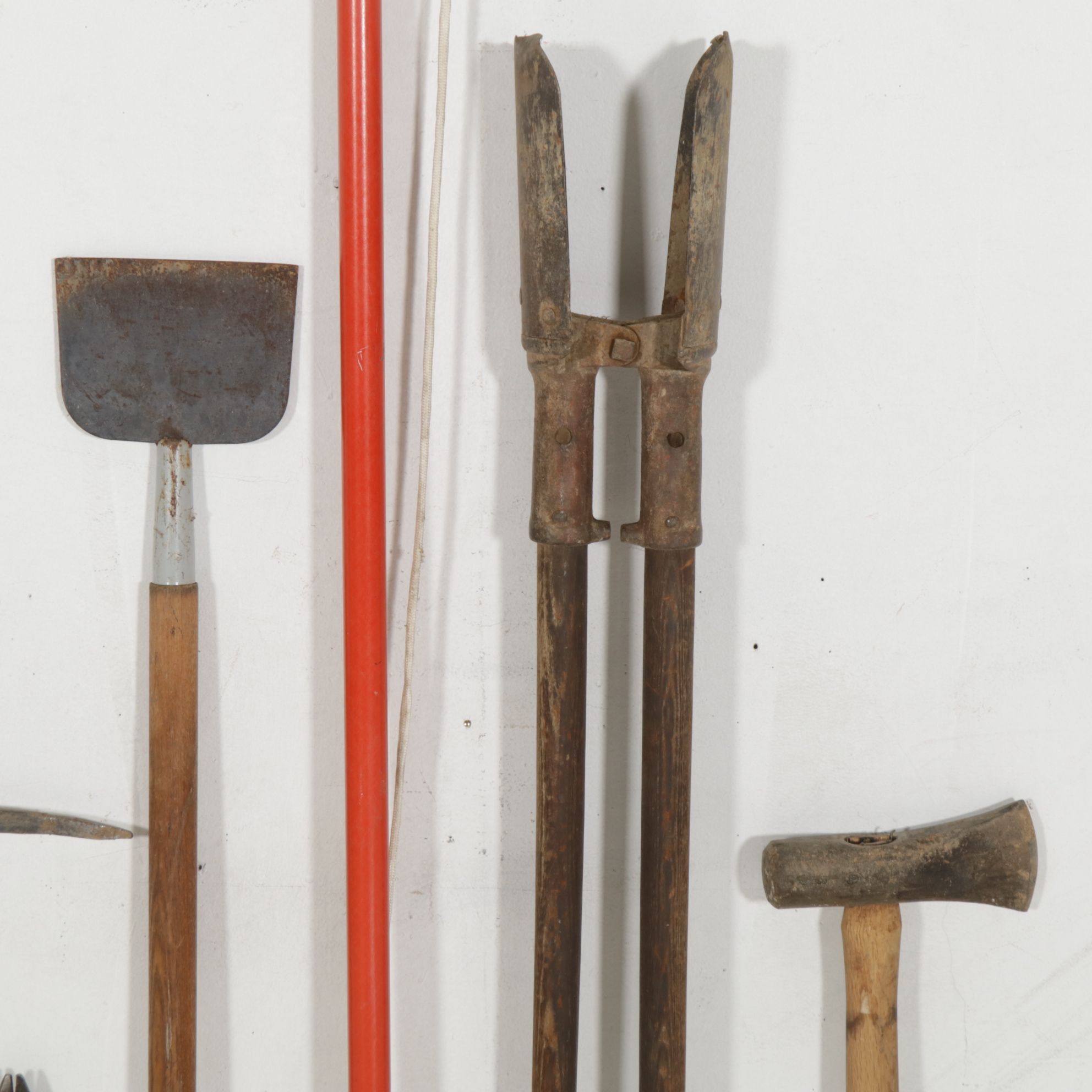 Garden Tools with Wheelbarrow, Loppers, and More