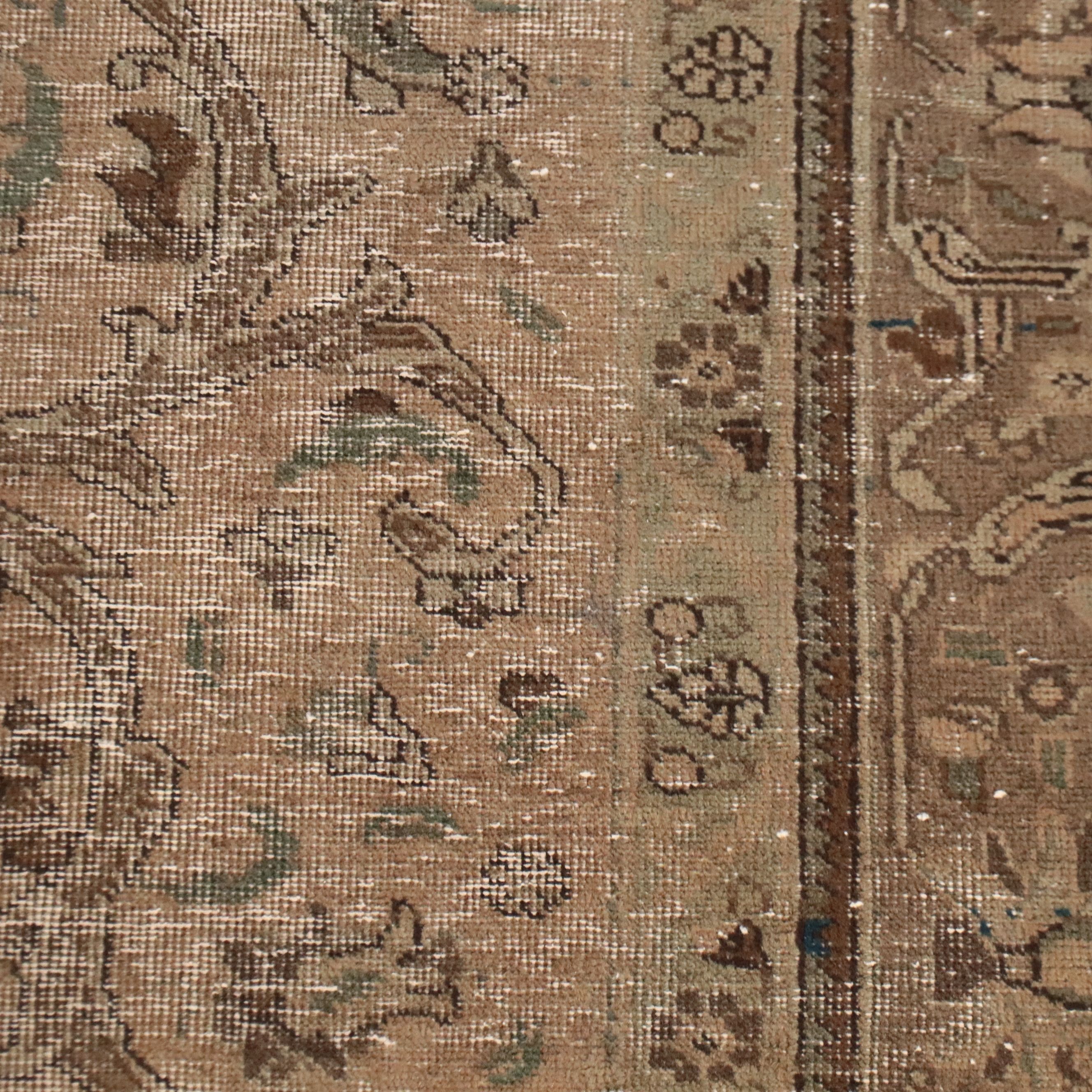 3'10 x 12' Hand-Knotted Persian Carpet Remnant Long Rug