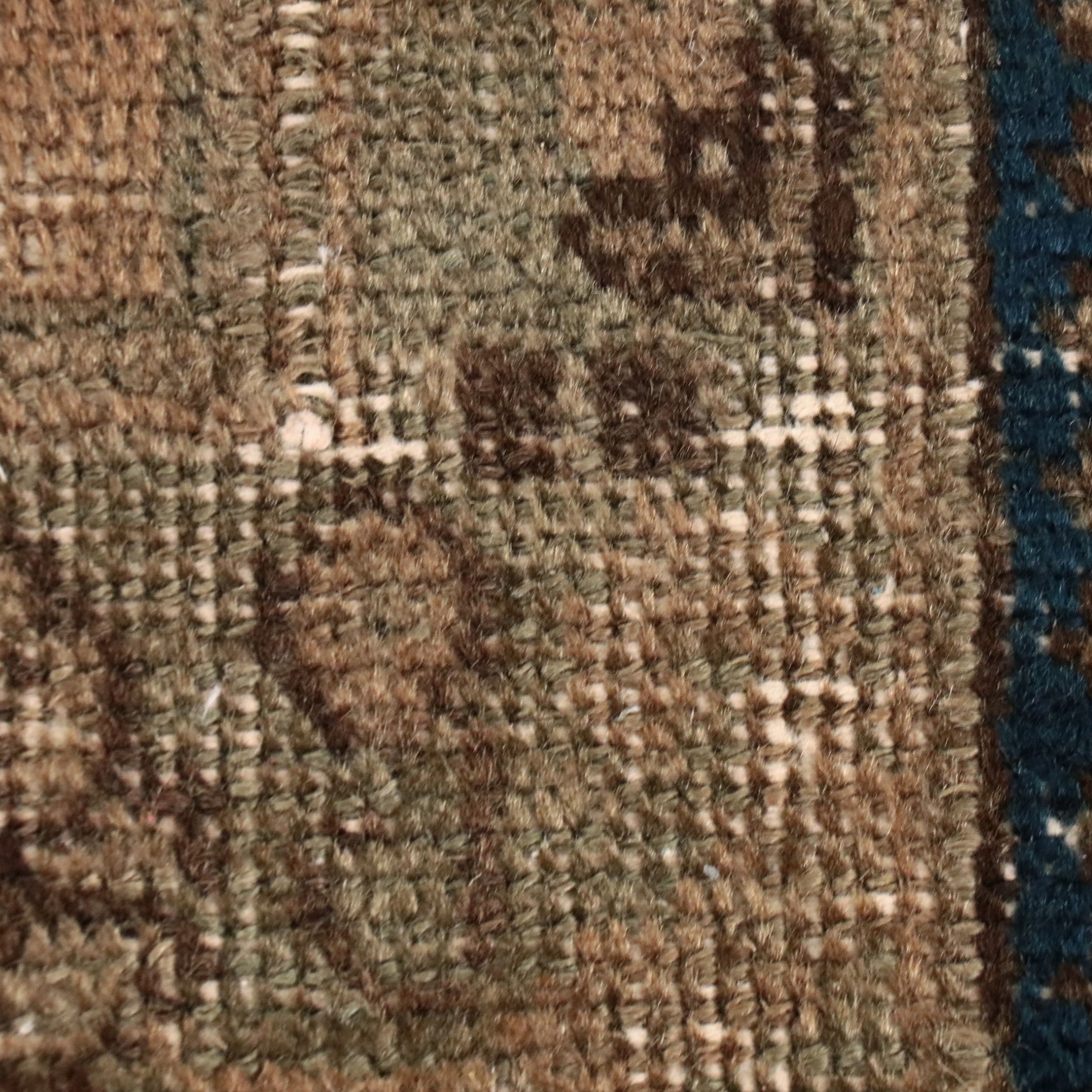 3'10 x 12' Hand-Knotted Persian Carpet Remnant Long Rug