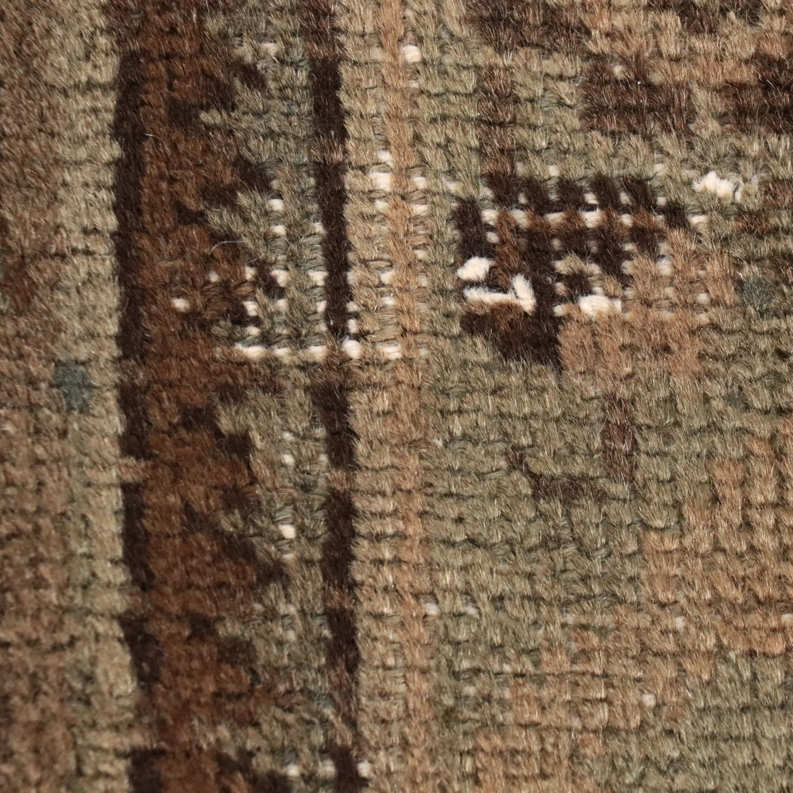 3'10 x 12' Hand-Knotted Persian Carpet Remnant Long Rug