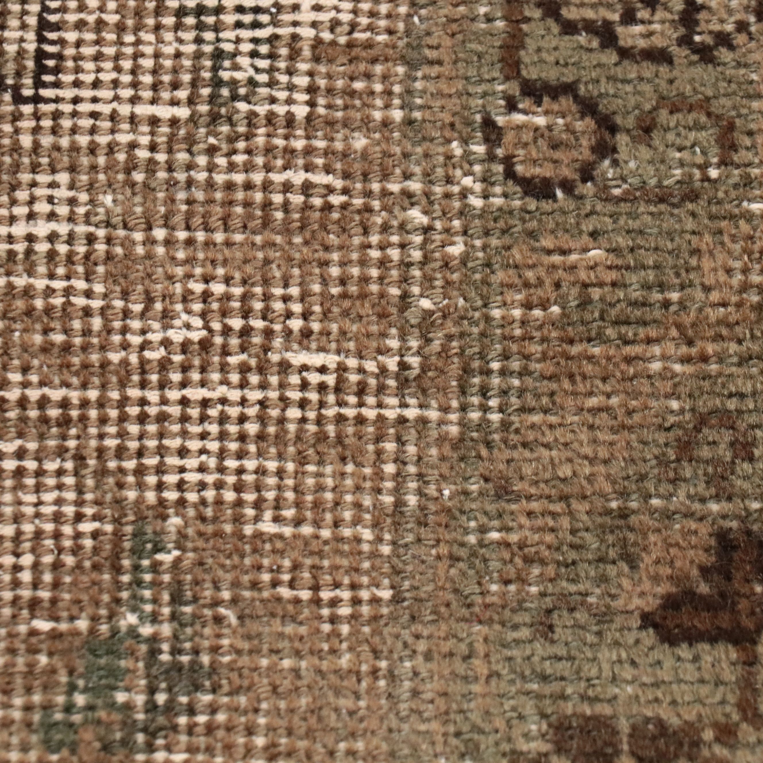 3'10 x 12' Hand-Knotted Persian Carpet Remnant Long Rug