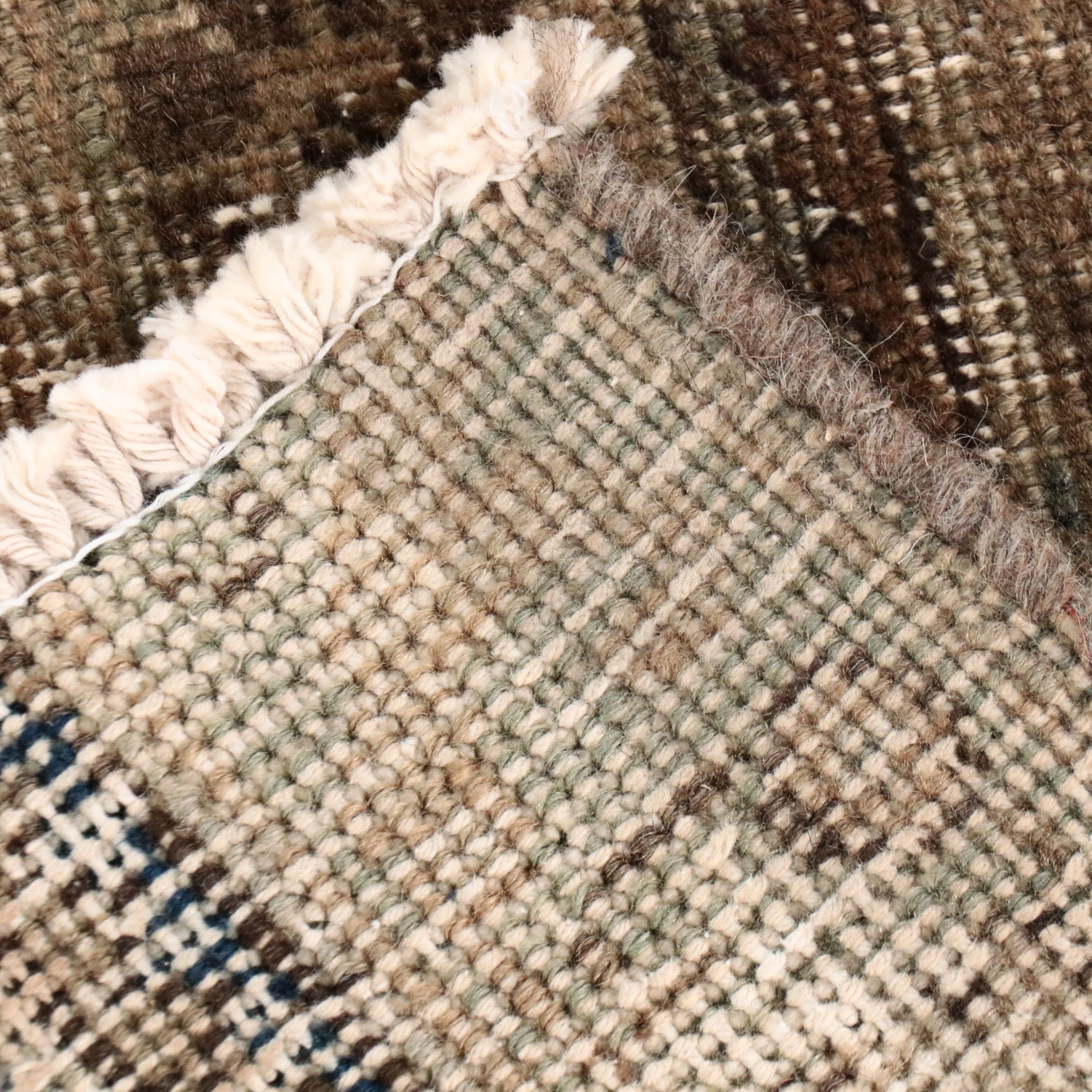 3'10 x 12' Hand-Knotted Persian Carpet Remnant Long Rug