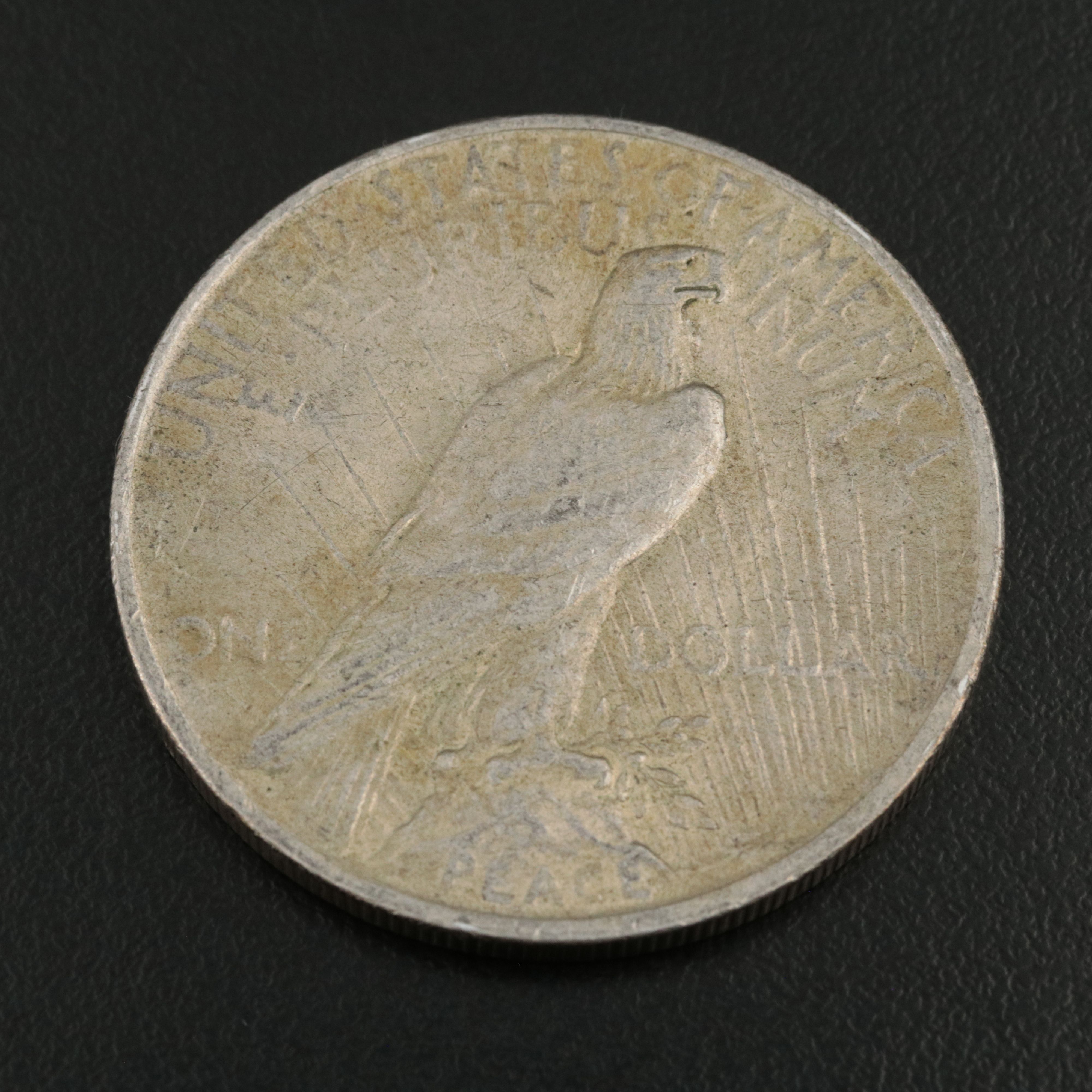 Three 1922 Peace Silver Dollars